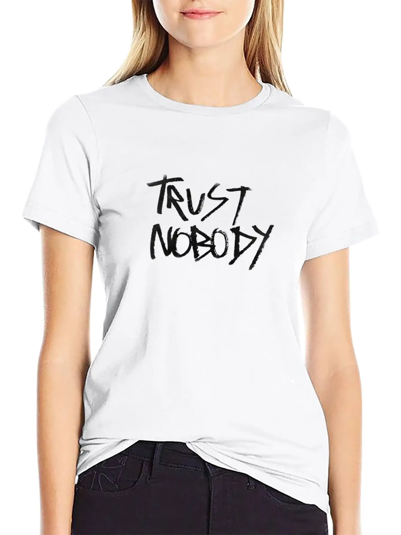 Trust Nobody Merch By DJ Snake Lightweight Cotton T-Shirt – Daily Comfort Graphic Shirt