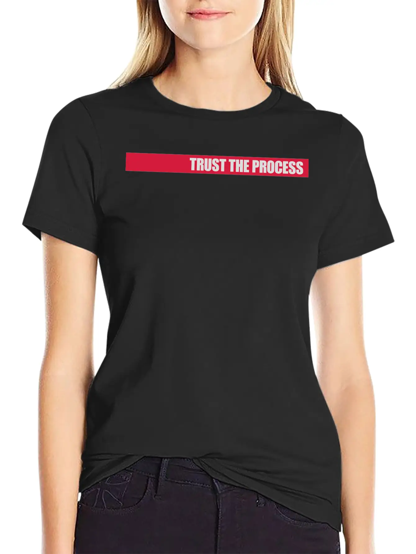Trust The Process Quote Basic Graphic T-Shirt – Daily Comfort In Soft Cotton