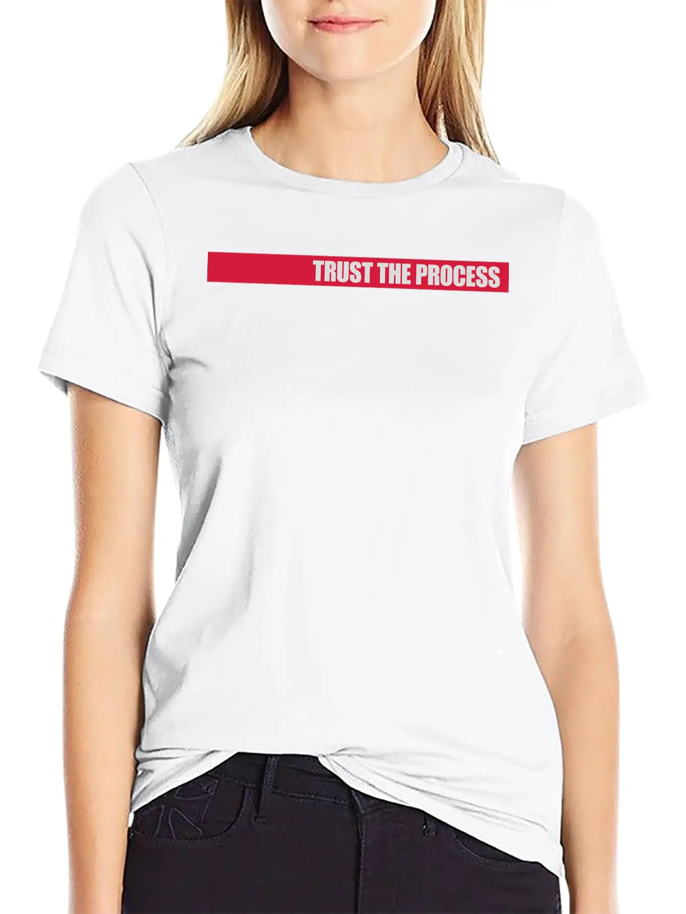 Trust The Process Quote Basic Graphic T-Shirt – Daily Comfort In Soft Cotton