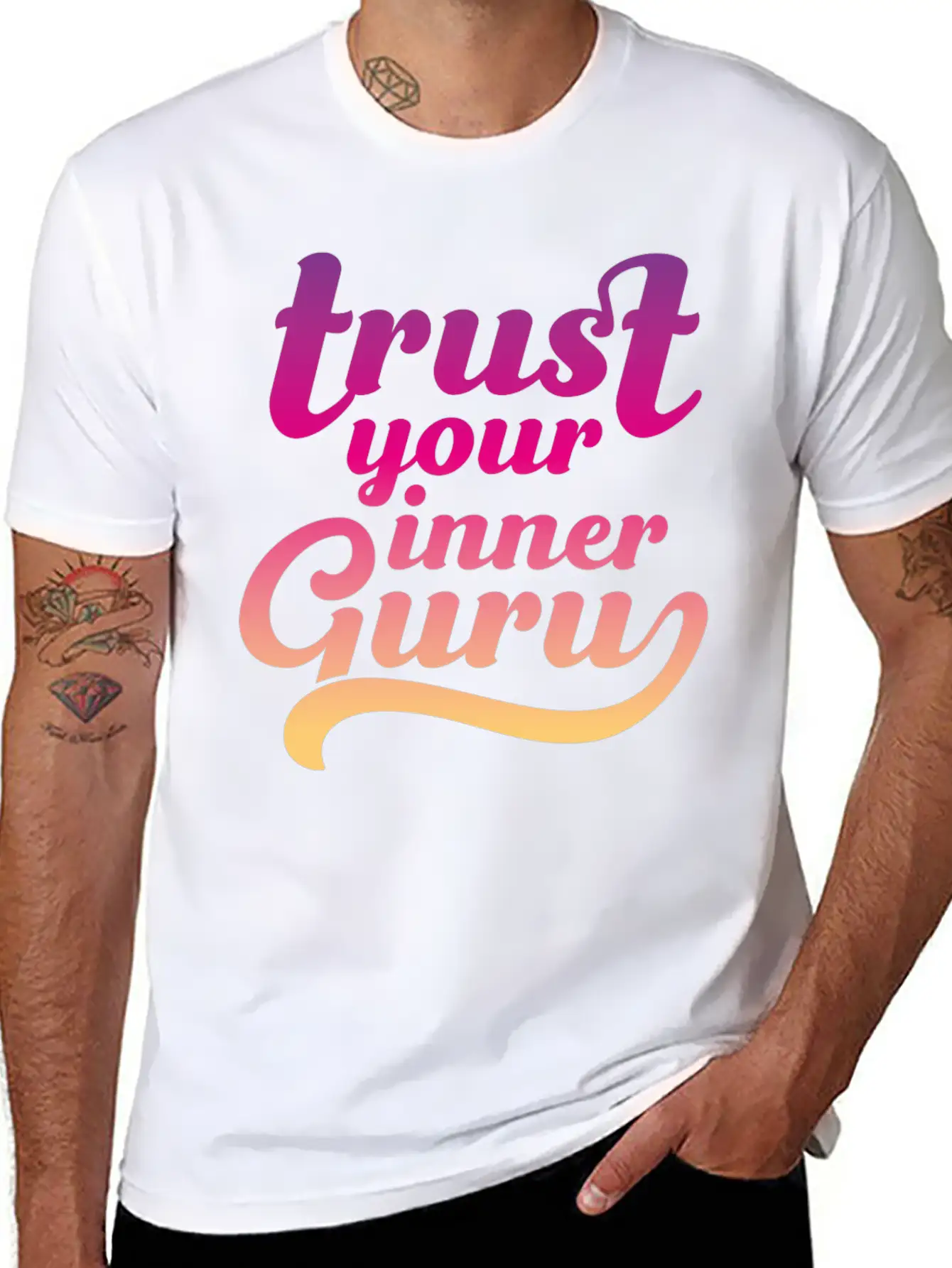 Trust Your Inner Guru Unisex Casual T-Shirt – Clean Design For Daily Comfort