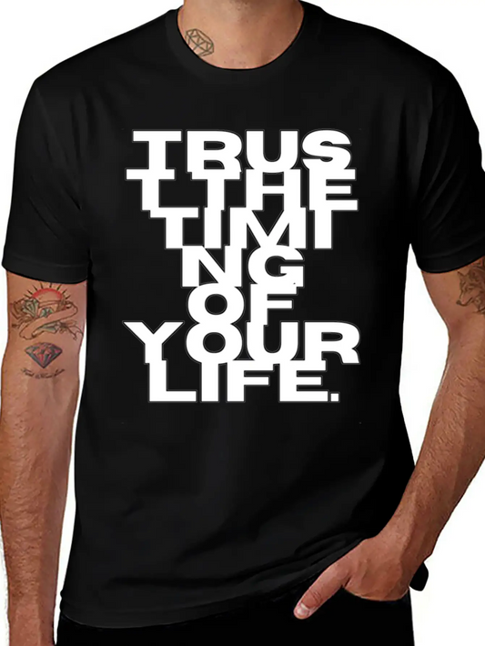 Trust Your Life Essential Cotton Tee For Daily Outfits – Unisex Style