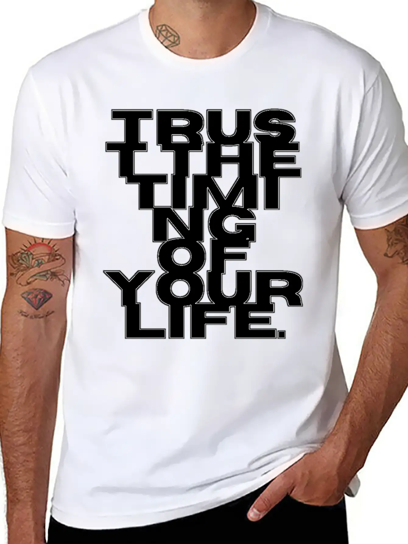 Trust Your Life Essential Cotton Tee For Daily Outfits – Unisex Style