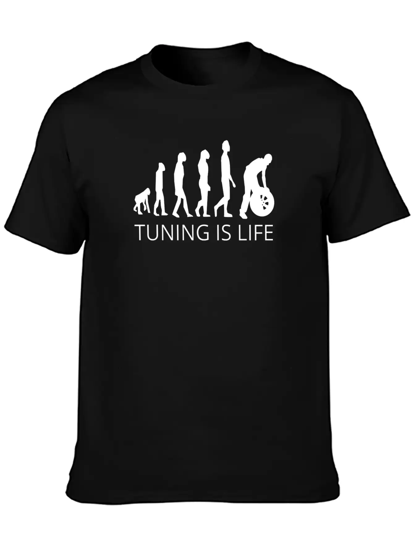 Tuning Is Life Comfortable Minimalist Graphic Tee – Summer Style Essential