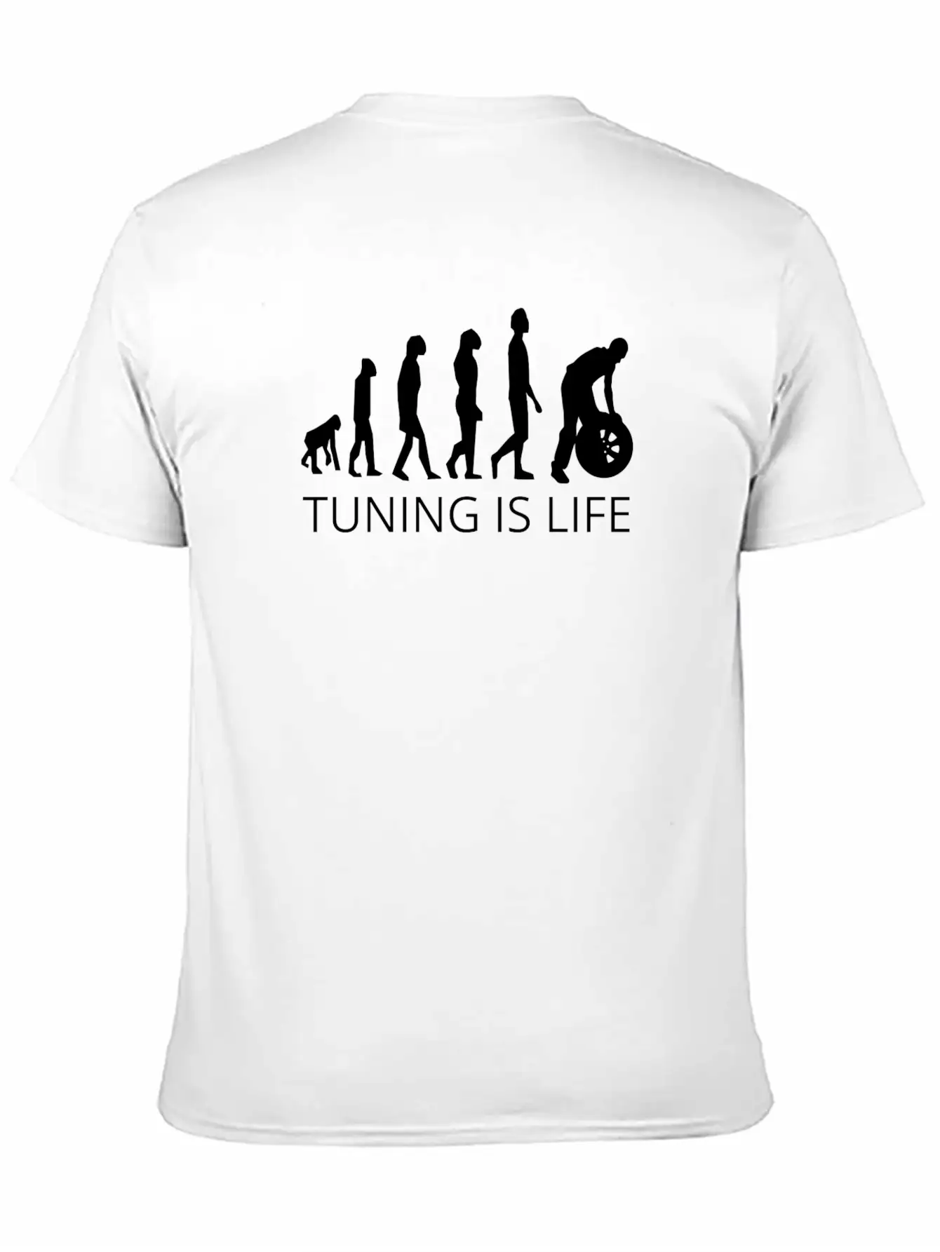 Tuning Is Life Comfortable Minimalist Graphic Tee – Summer Style Essential