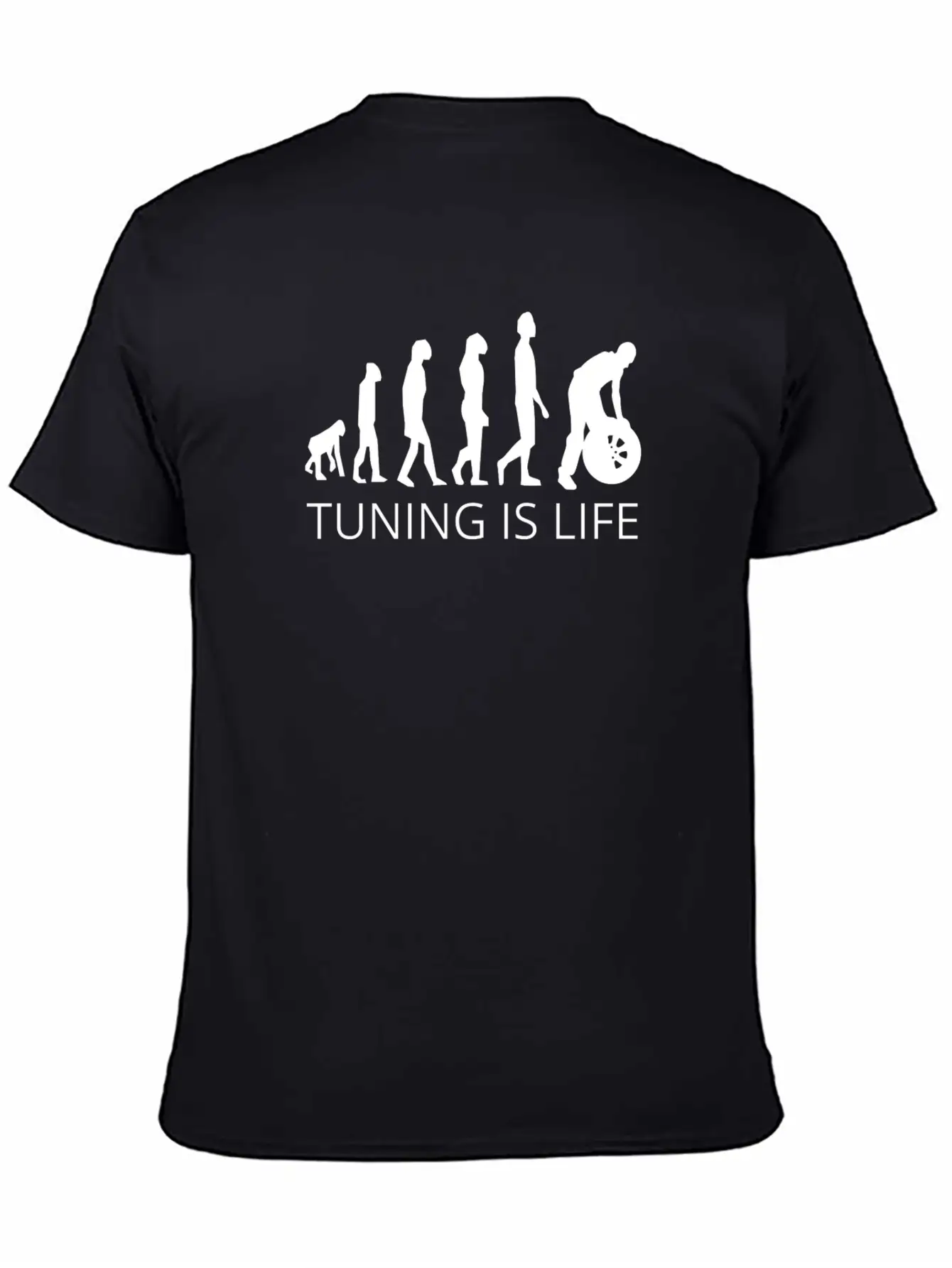 Tuning Is Life Comfortable Minimalist Graphic Tee – Summer Style Essential