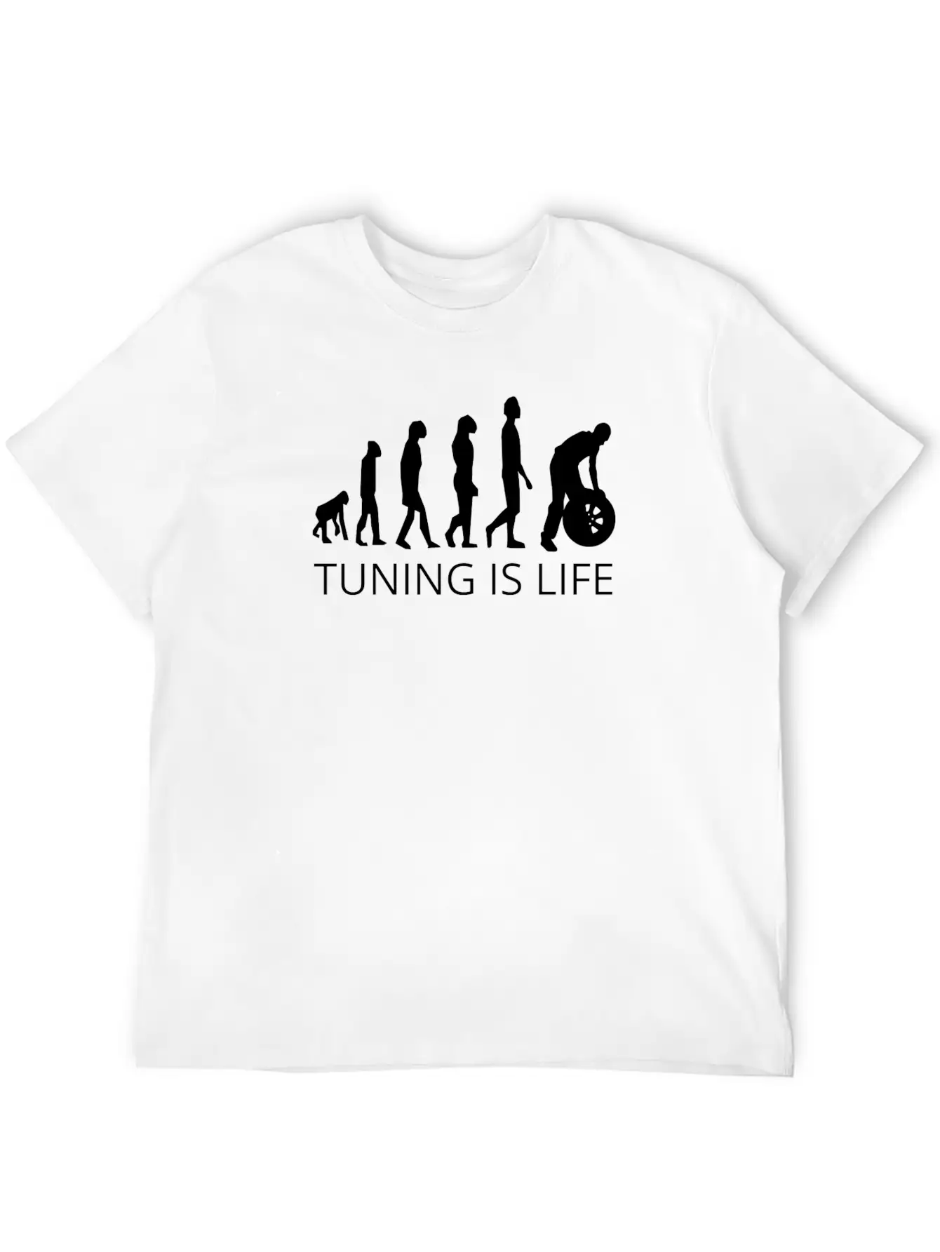 Tuning Is Life Comfortable Minimalist Graphic Tee – Summer Style Essential