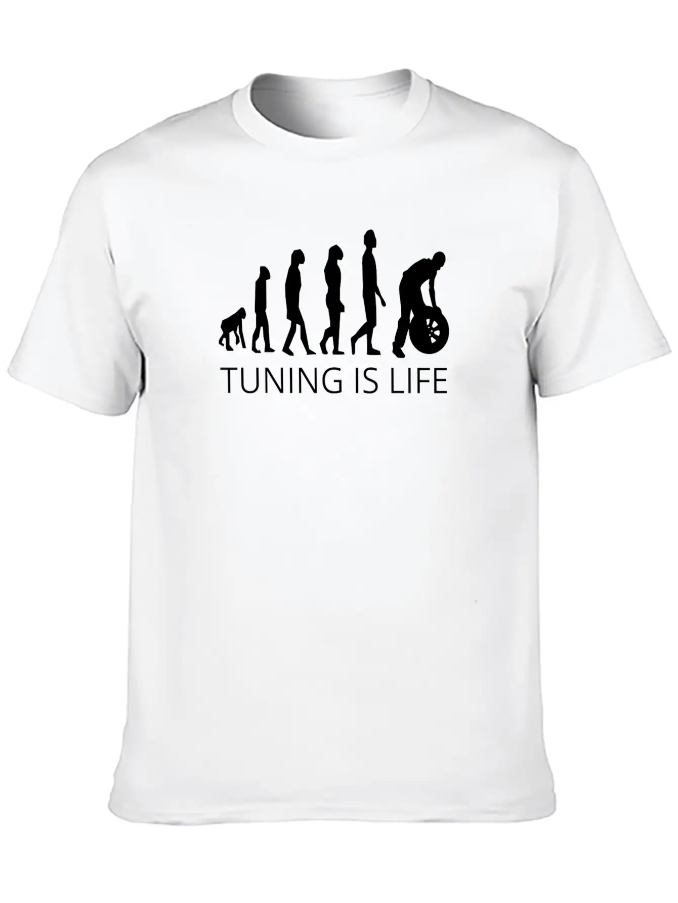 Tuning Is Life Comfortable Minimalist Graphic Tee – Summer Style Essential