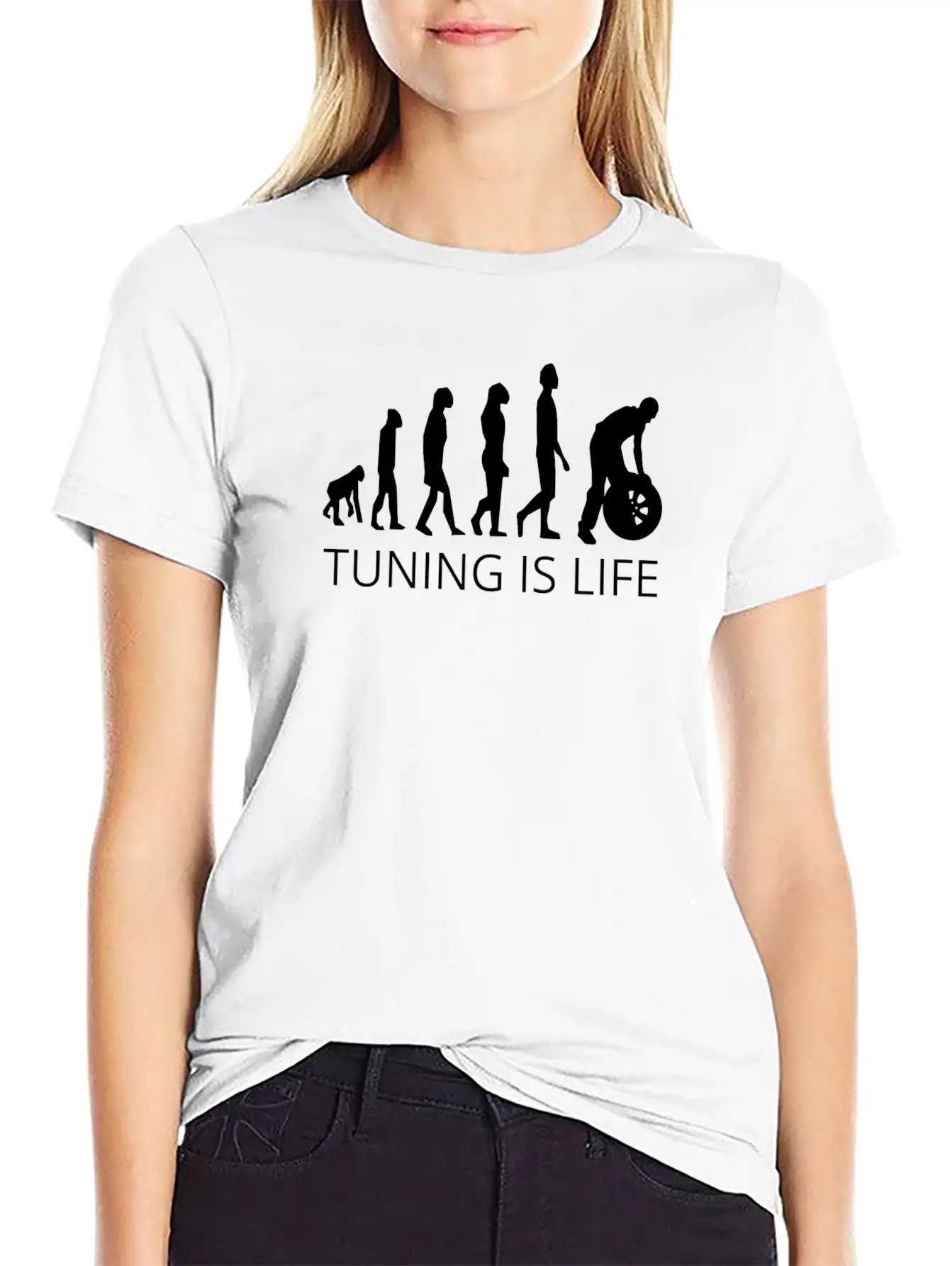 Tuning Is Life Comfortable Minimalist Graphic Tee – Summer Style Essential