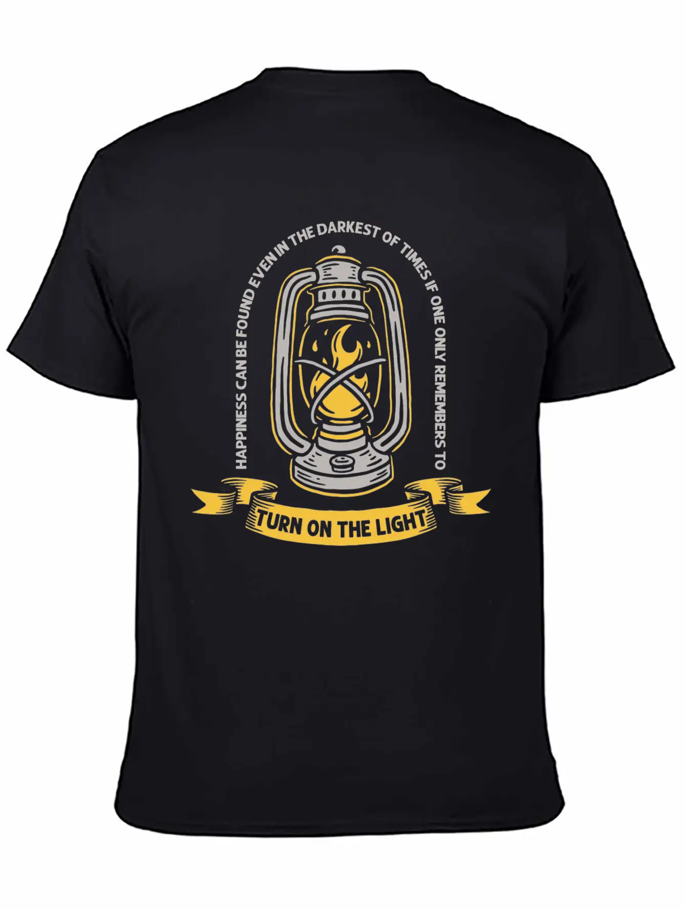 Turn On The Light Modern Fit Casual T-Shirt – Clean And Versatile Design
