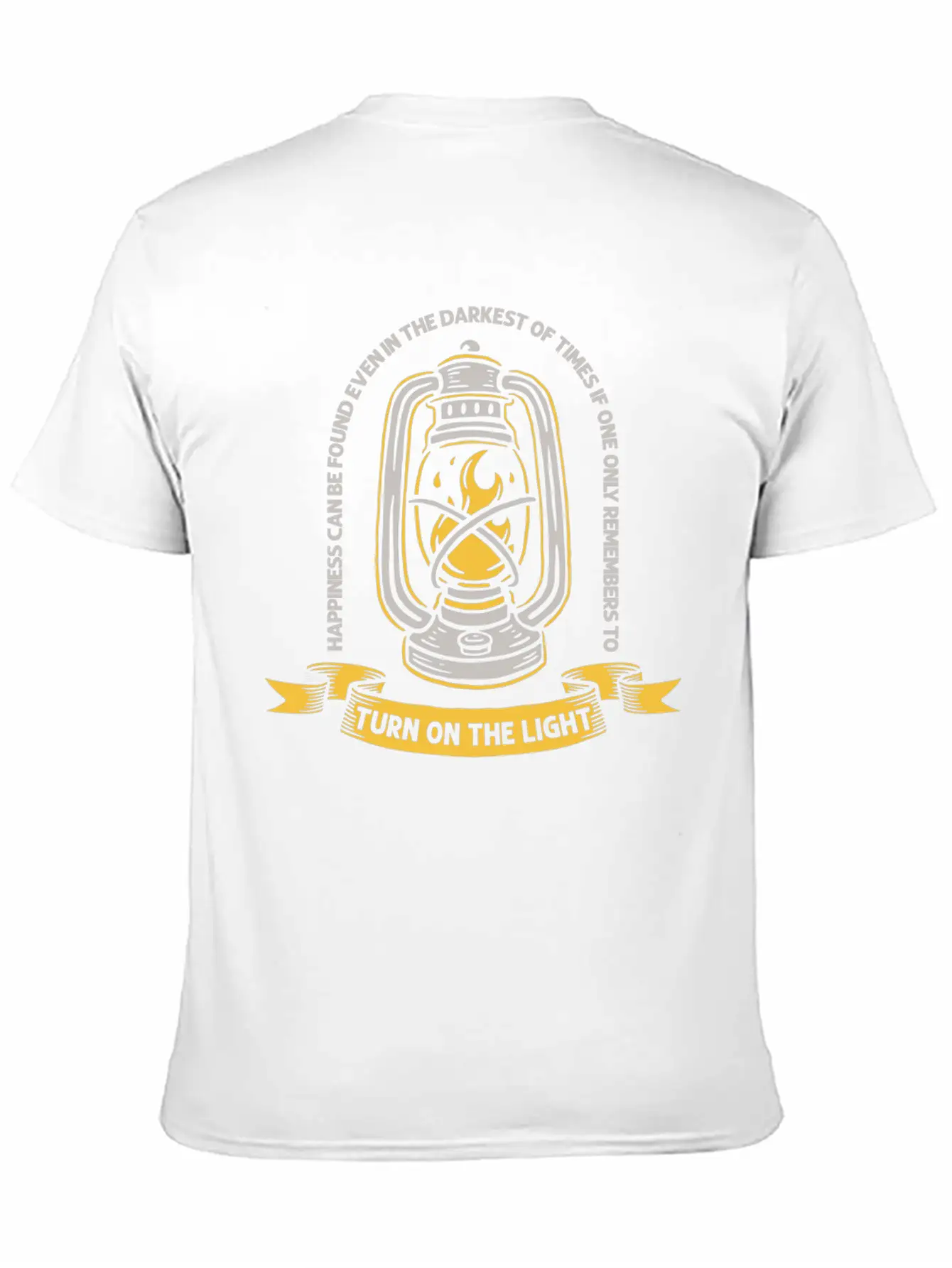 Turn On The Light Modern Fit Casual T-Shirt – Clean And Versatile Design