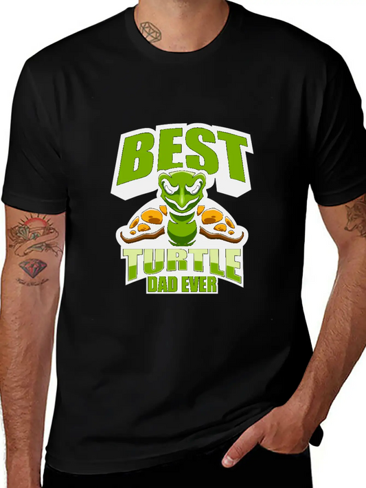 Turtle Dad Classic Fit Graphic Tee For Daily Comfort – Unisex Cotton Shirt