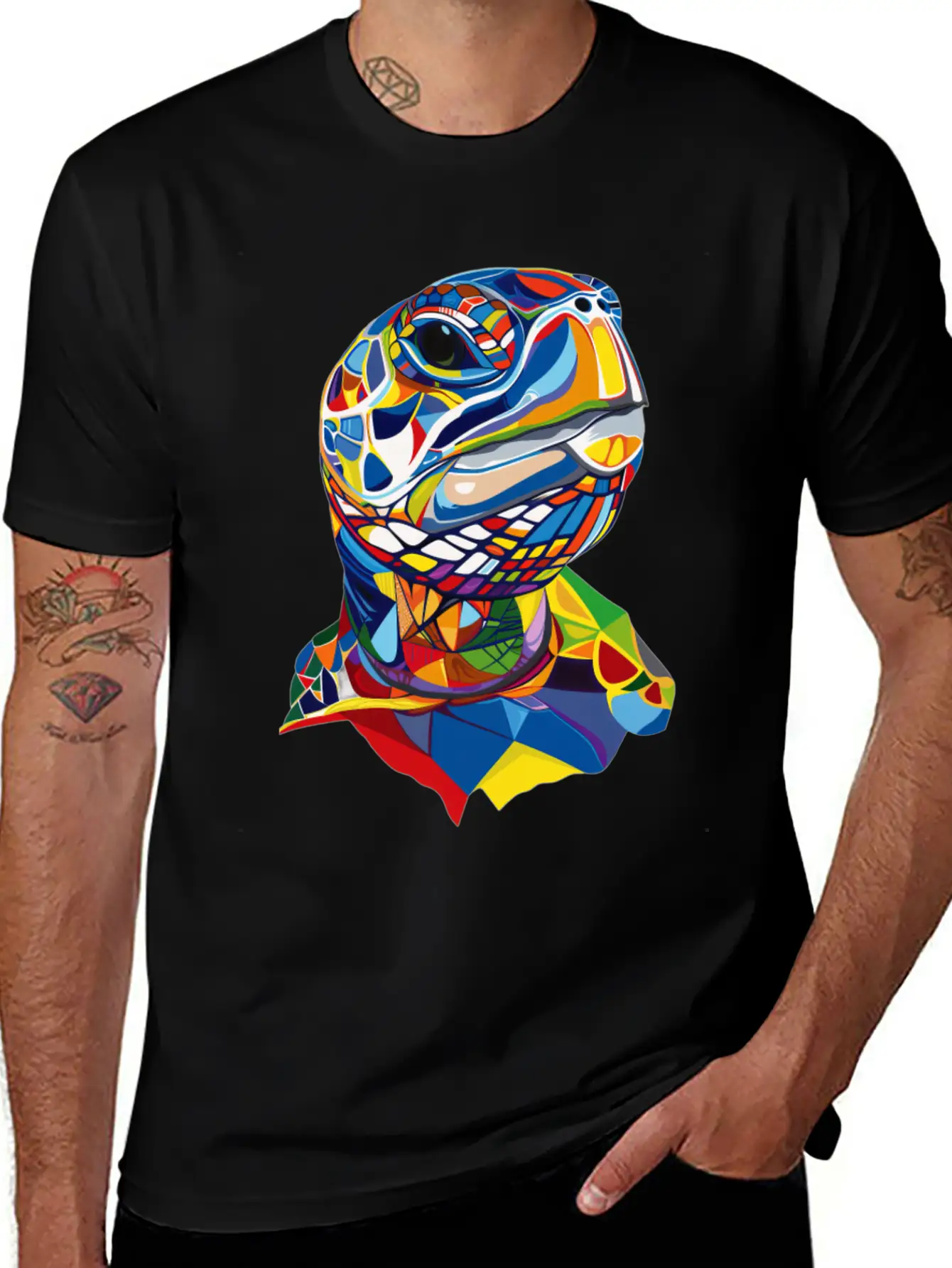 Turtle Essential Cotton Tee For Daily Outfits – Unisex Style