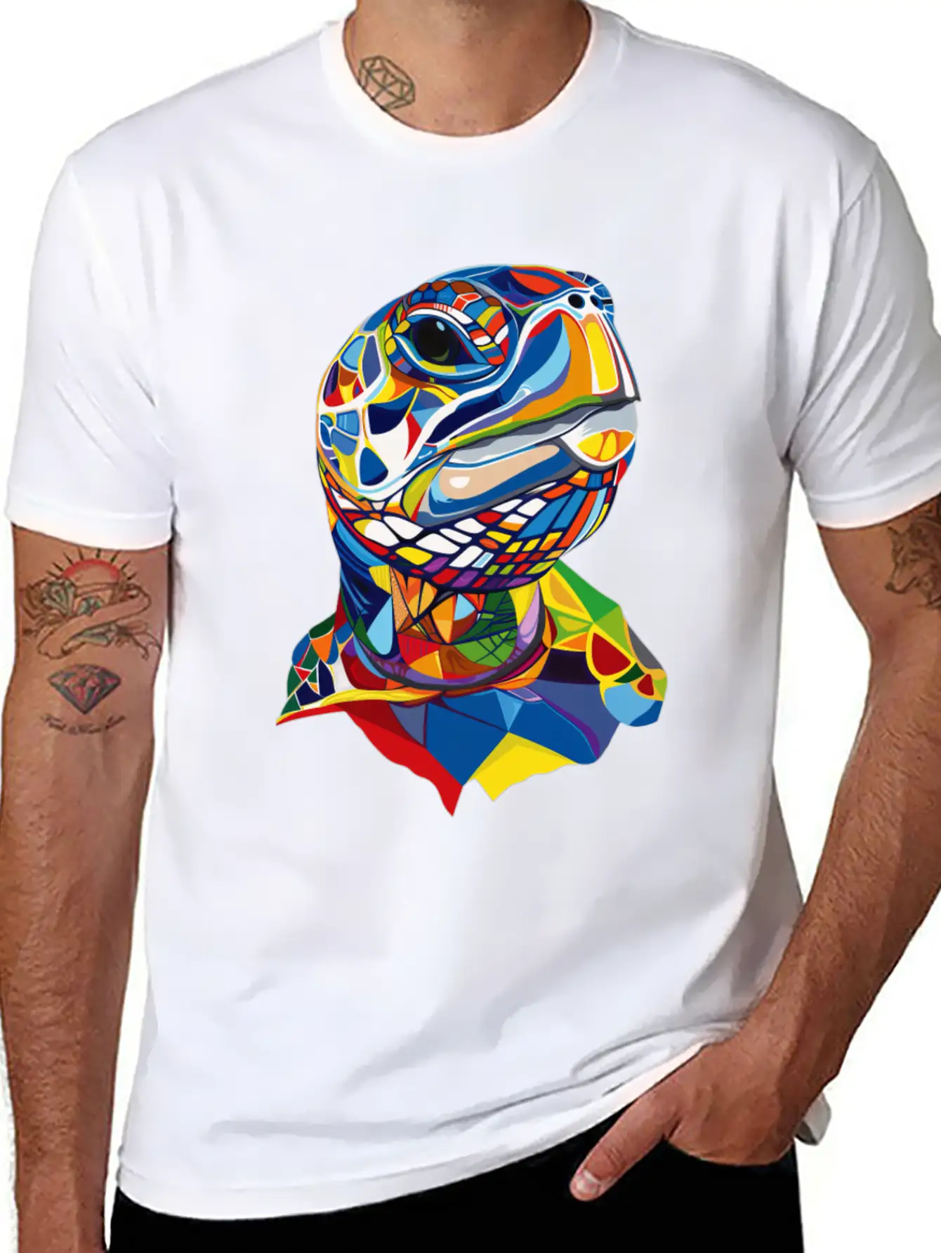 Turtle Essential Cotton Tee For Daily Outfits – Unisex Style