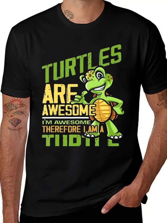 Turtles Are Awesome Men Women Kids Turtle T Modern Fit Casual T-Shirt ��� Clean And Versatile Design