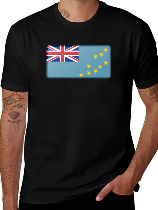 Tuvala Flag Unisex Casual T-Shirt – Clean Design For Daily Comfort