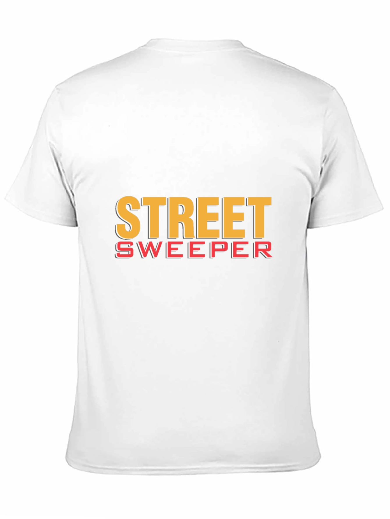 Street Sweeper Graphic Tee - Black Cotton T-Shirt