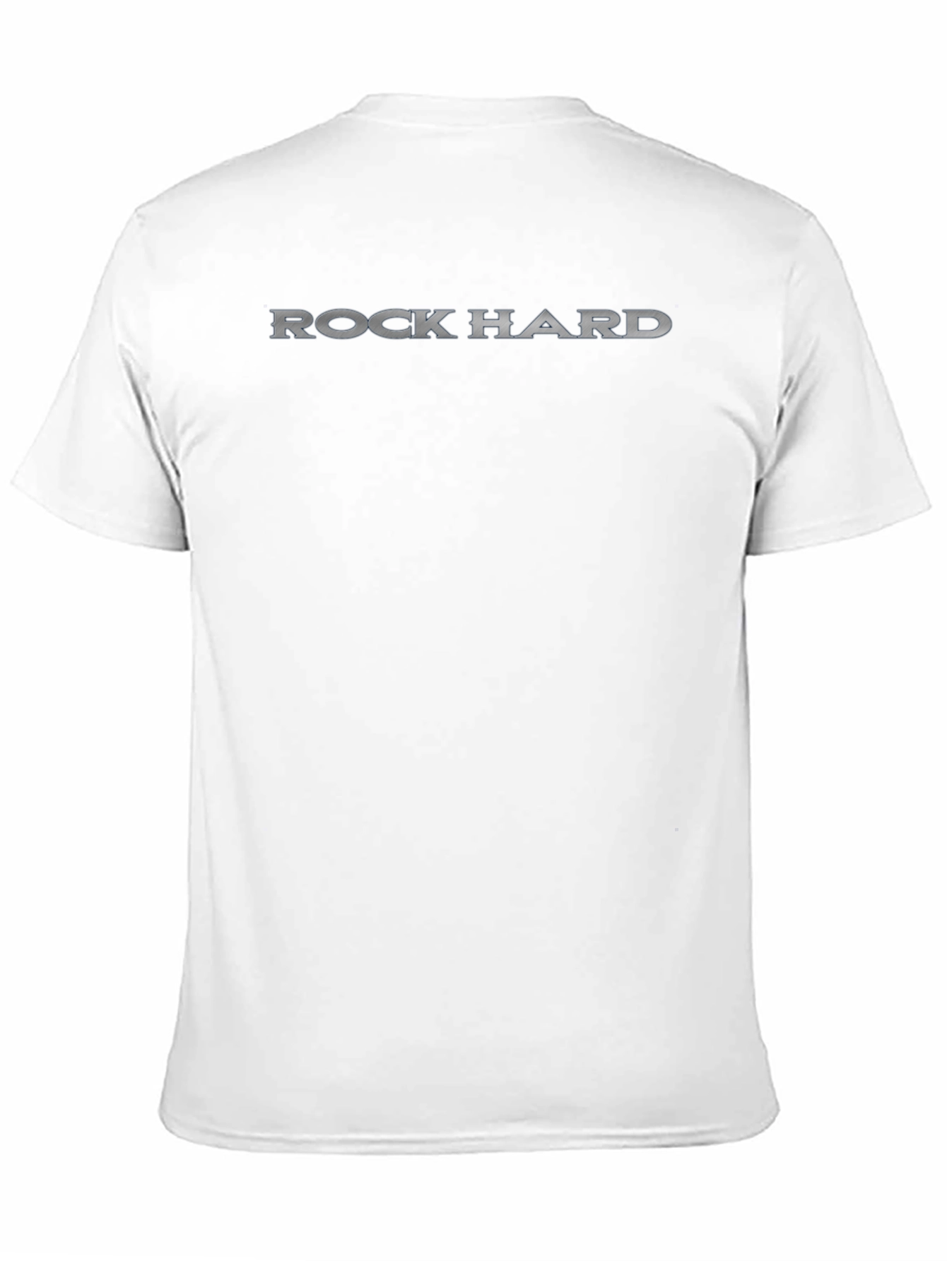 Rock Hard Graphic Print Crew Neck T-Shirt