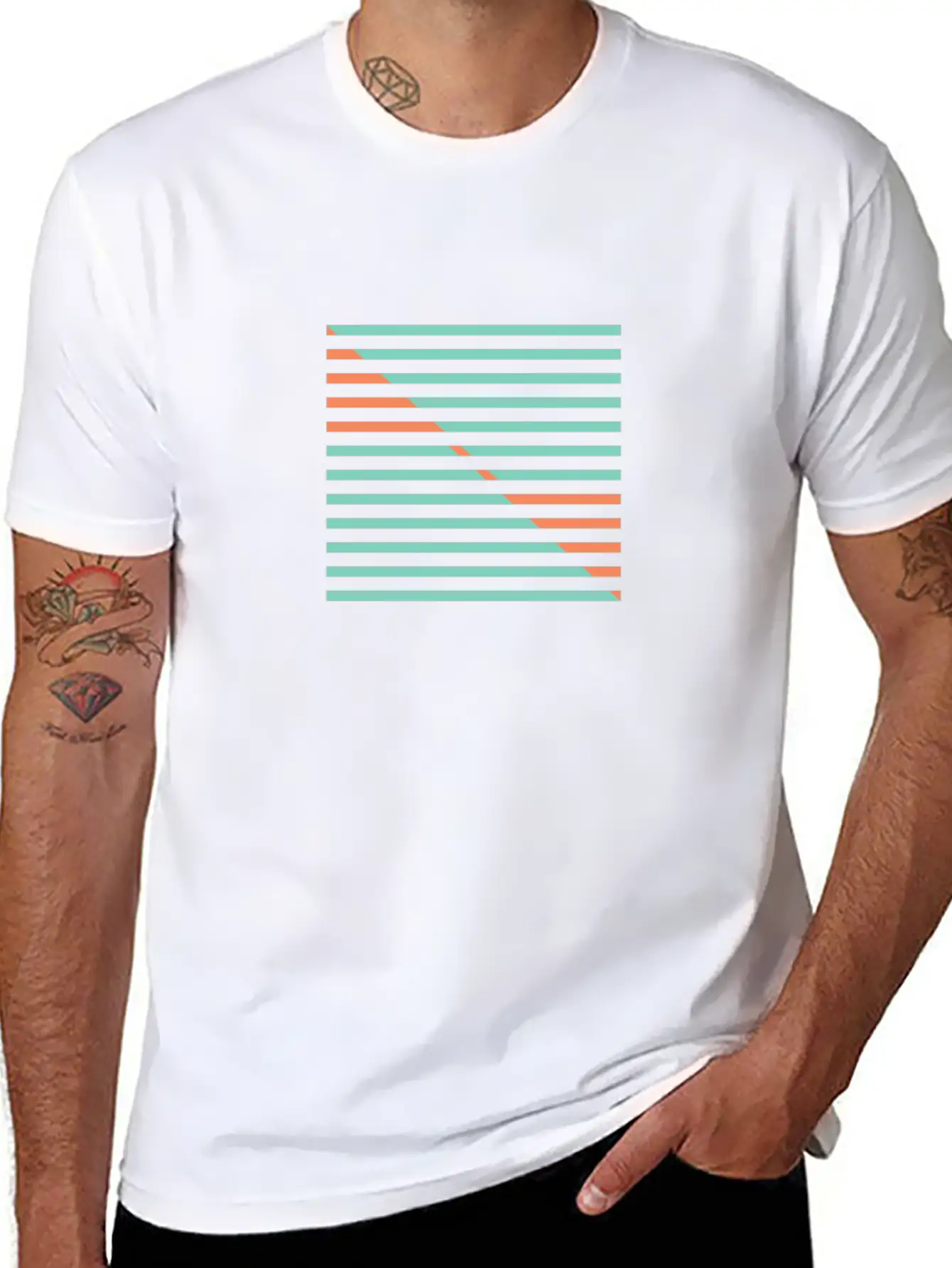 Two Colors. Soft Cotton Short Sleeve Tee – Unisex Wardrobe Staple