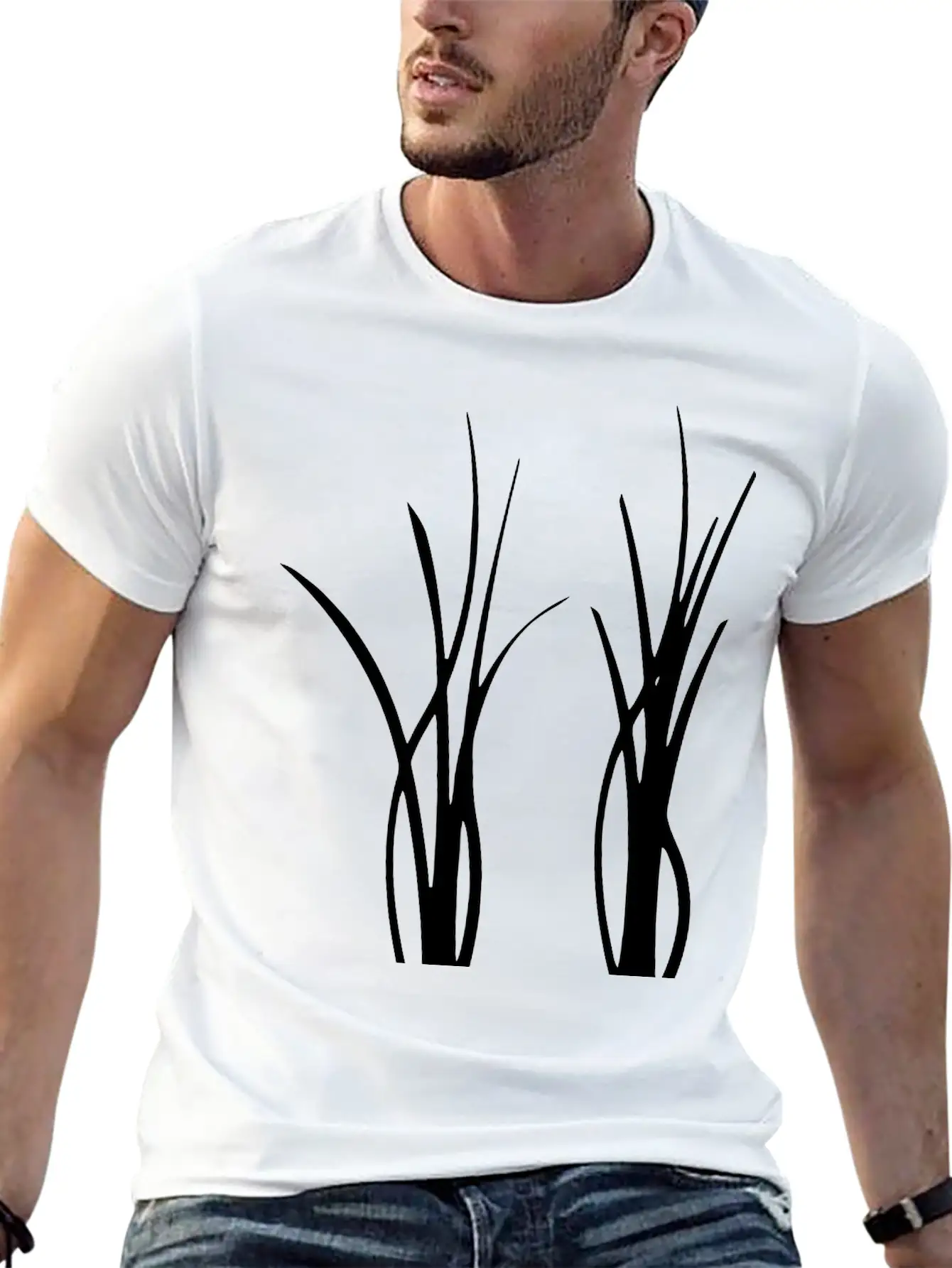 Two Ferns Lightweight Cotton T-Shirt – Daily Comfort Graphic Shirt