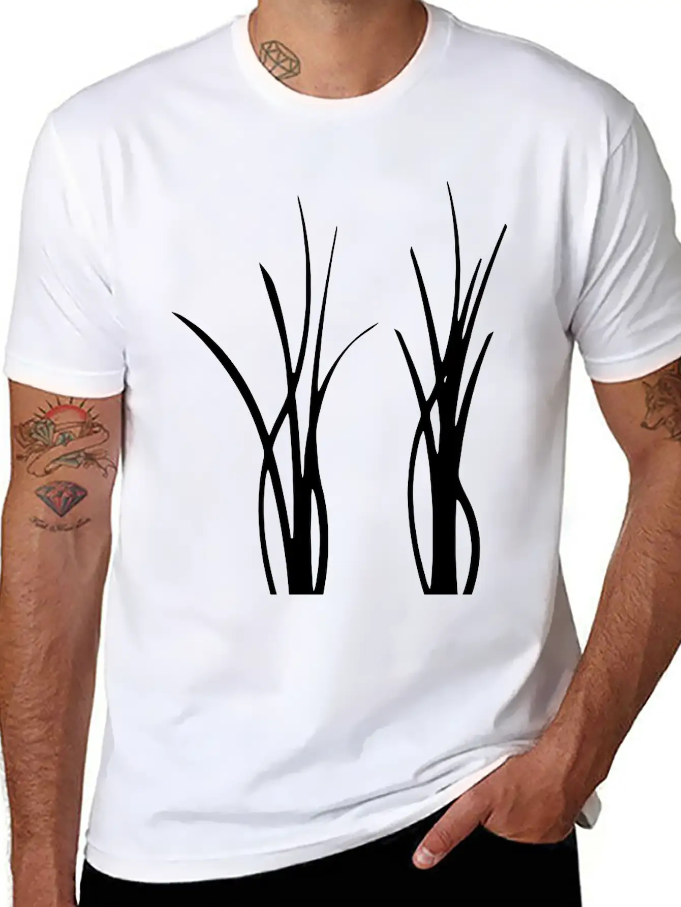 Two Ferns Lightweight Cotton T-Shirt – Daily Comfort Graphic Shirt