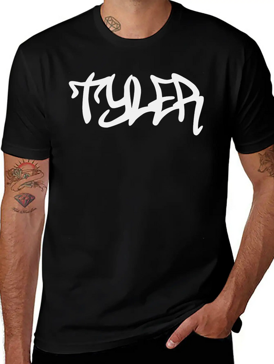 Tyler Graffiti Soft Cotton Short Sleeve Tee – Unisex Wardrobe Staple