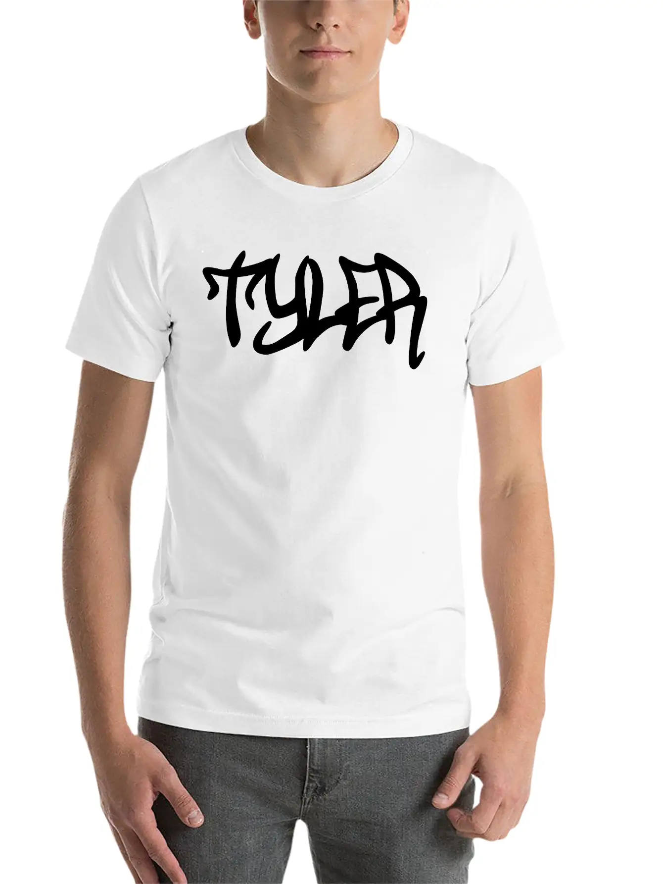 Tyler Graffiti Soft Cotton Short Sleeve Tee – Unisex Wardrobe Staple
