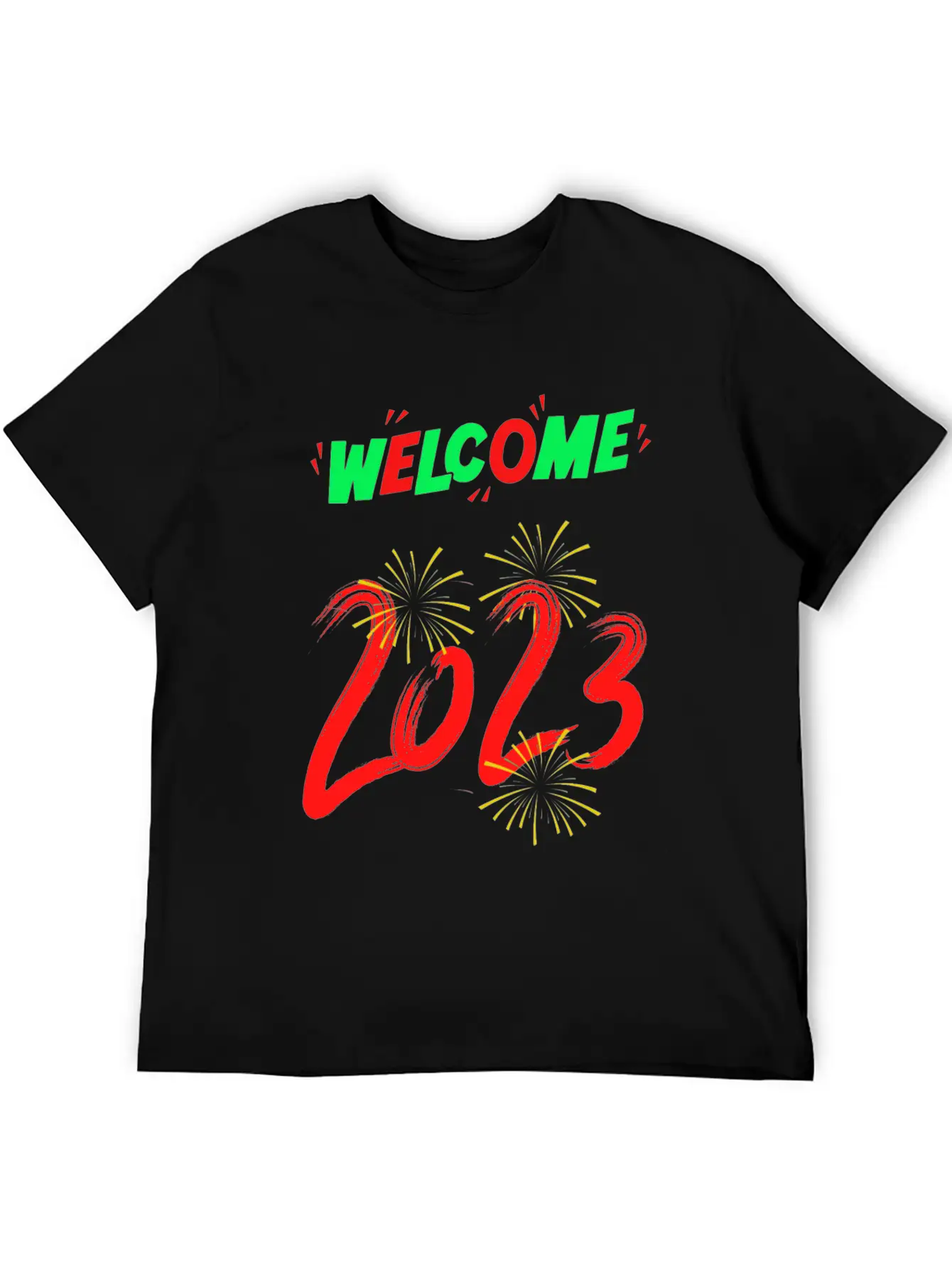 Typographic And Modern Welcome 2023 Unisex Casual T-Shirt – Clean Design For Daily Comfort