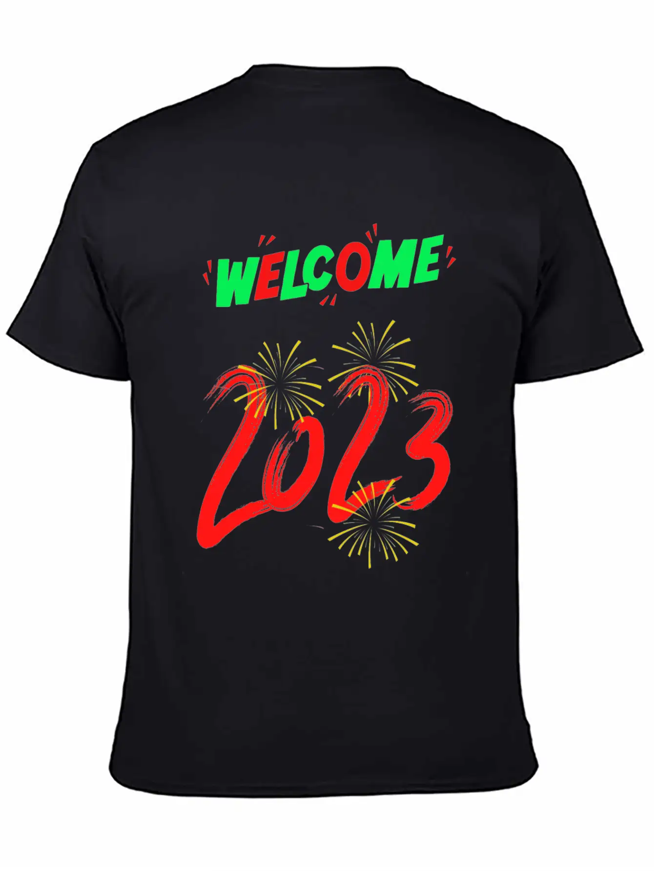 Typographic And Modern Welcome 2023 Unisex Casual T-Shirt – Clean Design For Daily Comfort