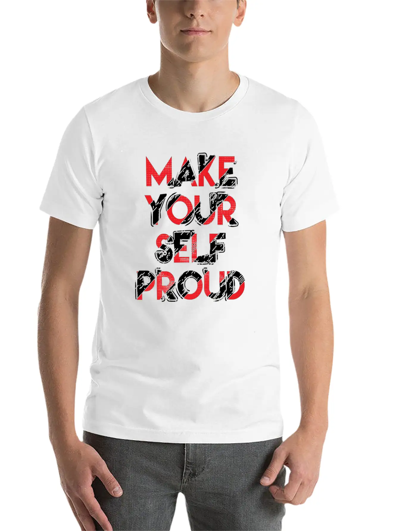 Typography Art Design Comfortable Minimalist Graphic Tee – Summer Style Essential