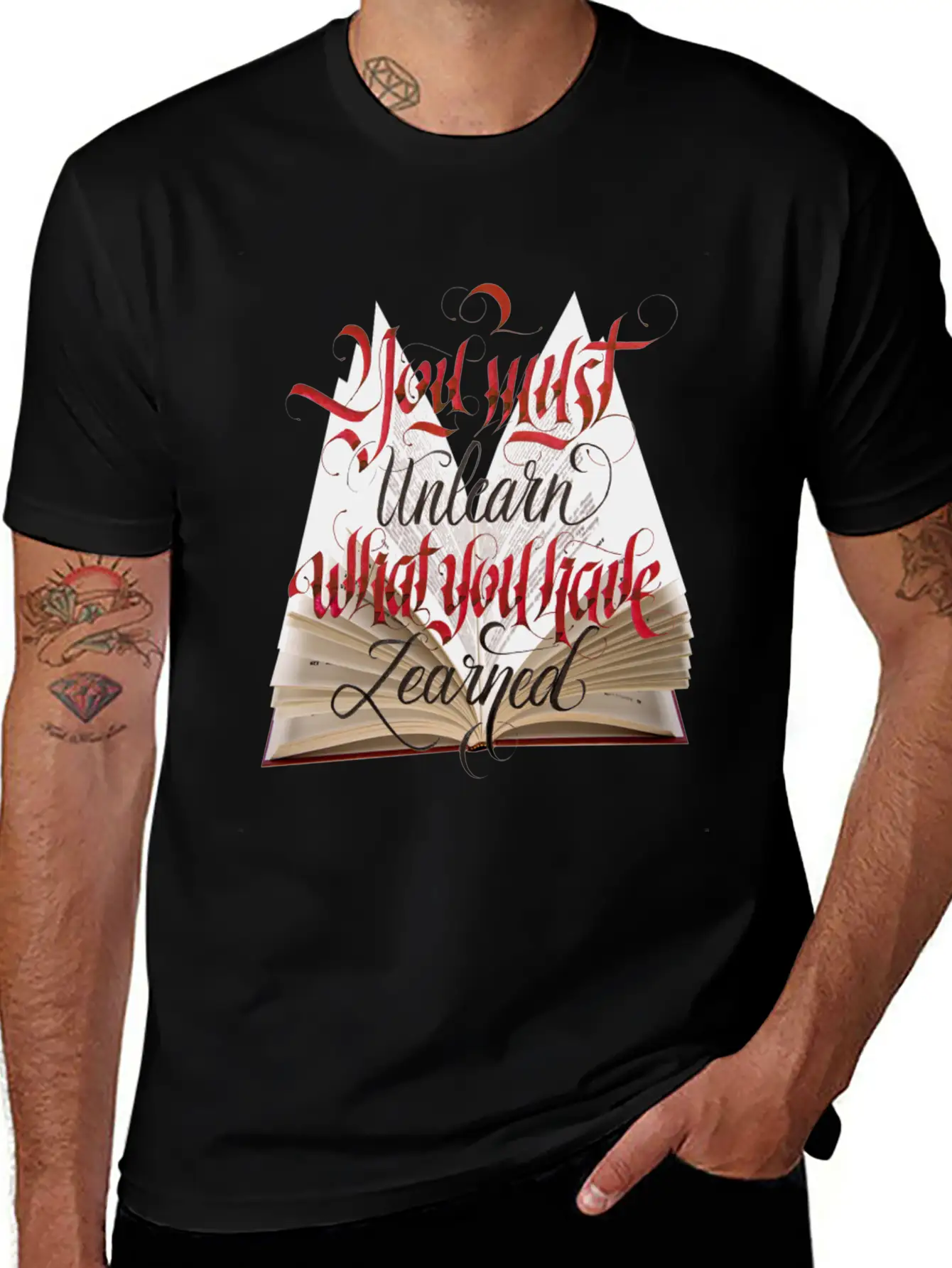 Typography Design Soft Cotton Short Sleeve Tee – Unisex Wardrobe Staple