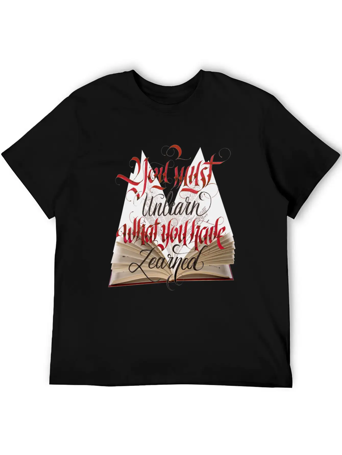 Typography Design Soft Cotton Short Sleeve Tee – Unisex Wardrobe Staple