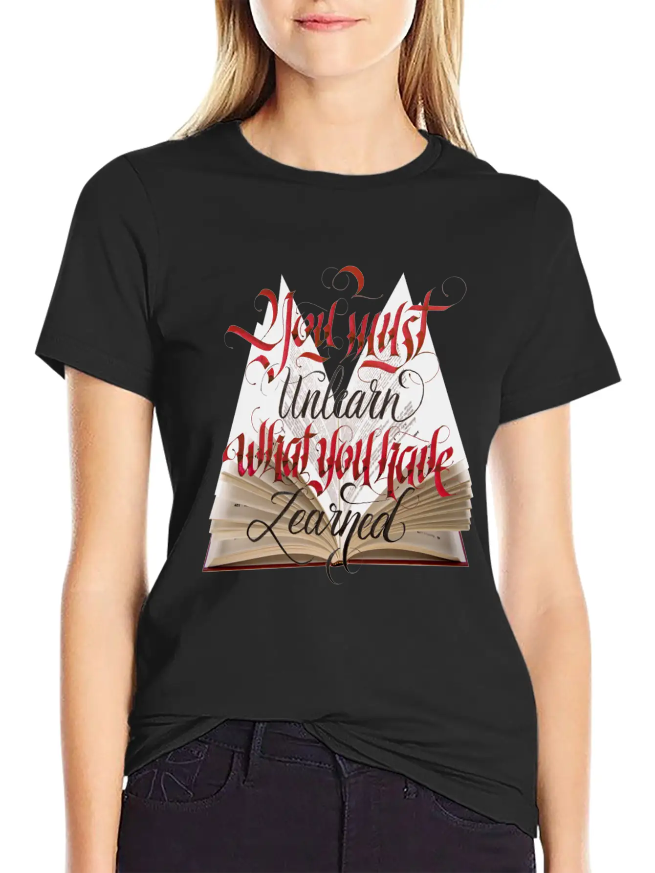 Typography Design Soft Cotton Short Sleeve Tee – Unisex Wardrobe Staple