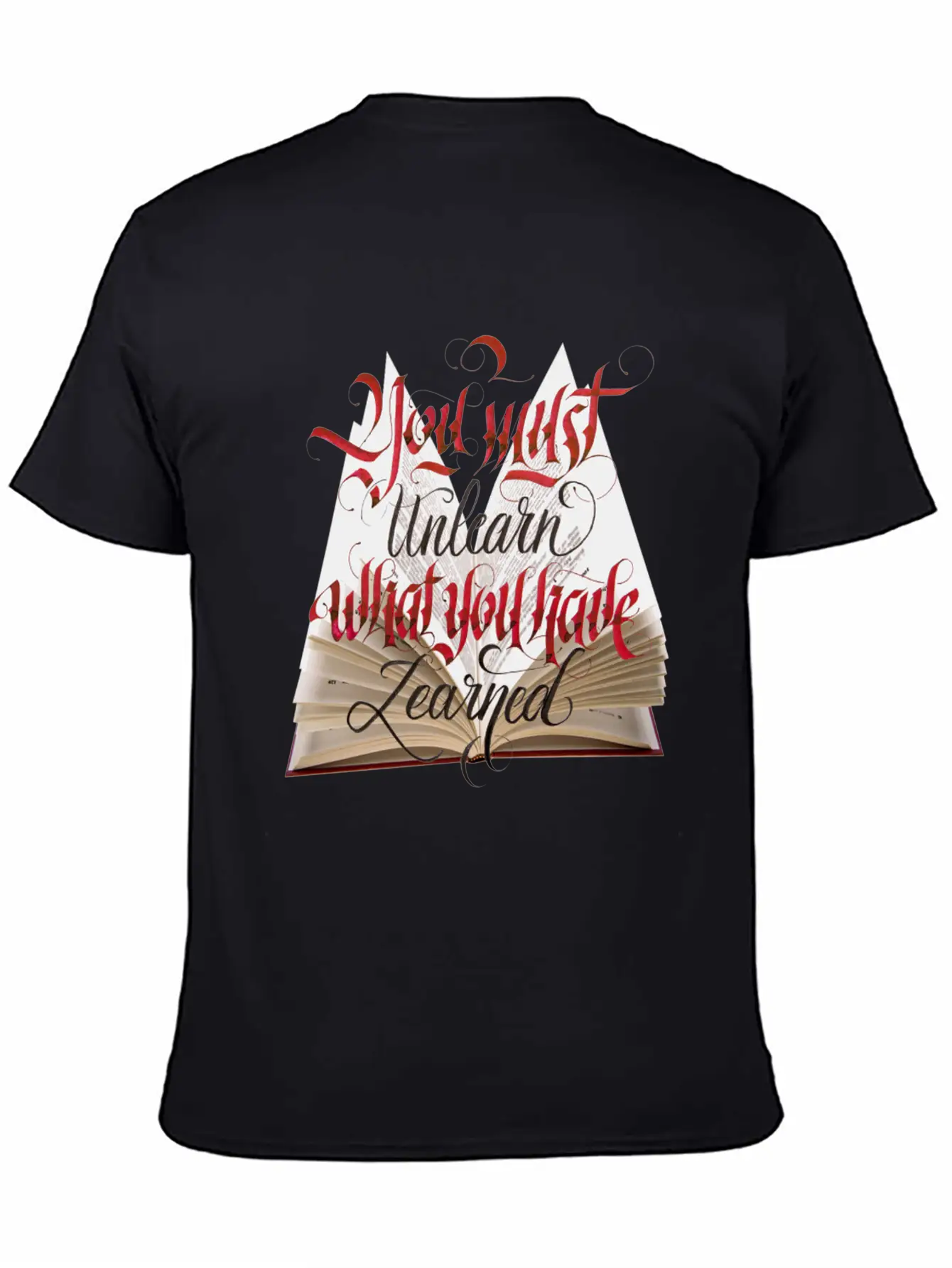 Typography Design Soft Cotton Short Sleeve Tee – Unisex Wardrobe Staple