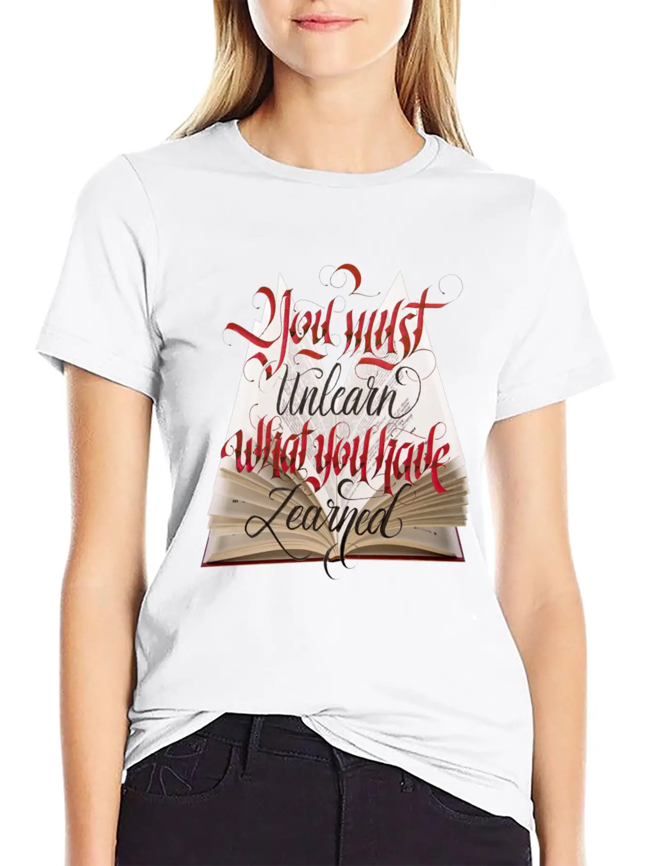 Typography Design Soft Cotton Short Sleeve Tee – Unisex Wardrobe Staple