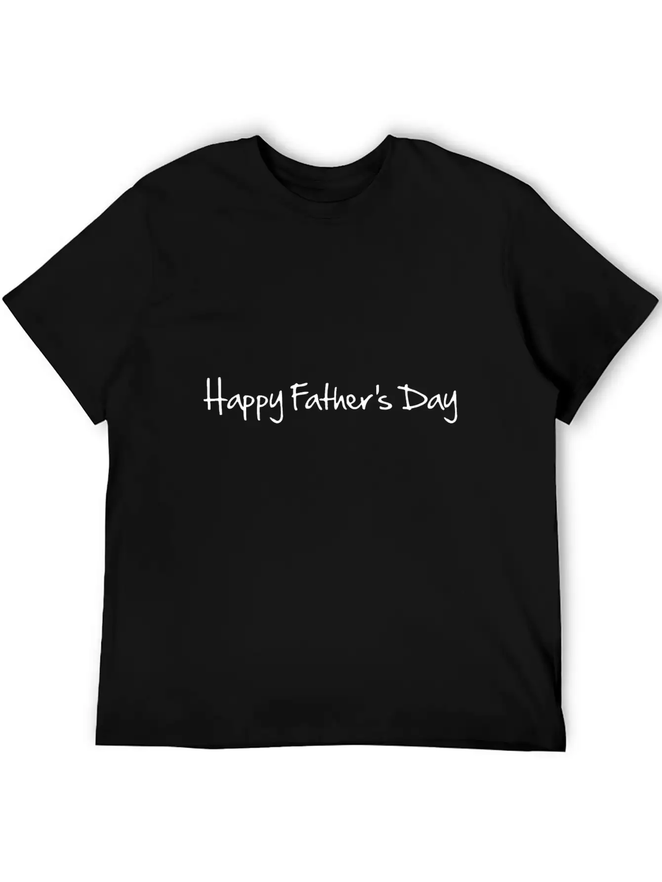 Typography Happy Father Day Lightweight Cotton T-Shirt – Daily Comfort Graphic Shirt