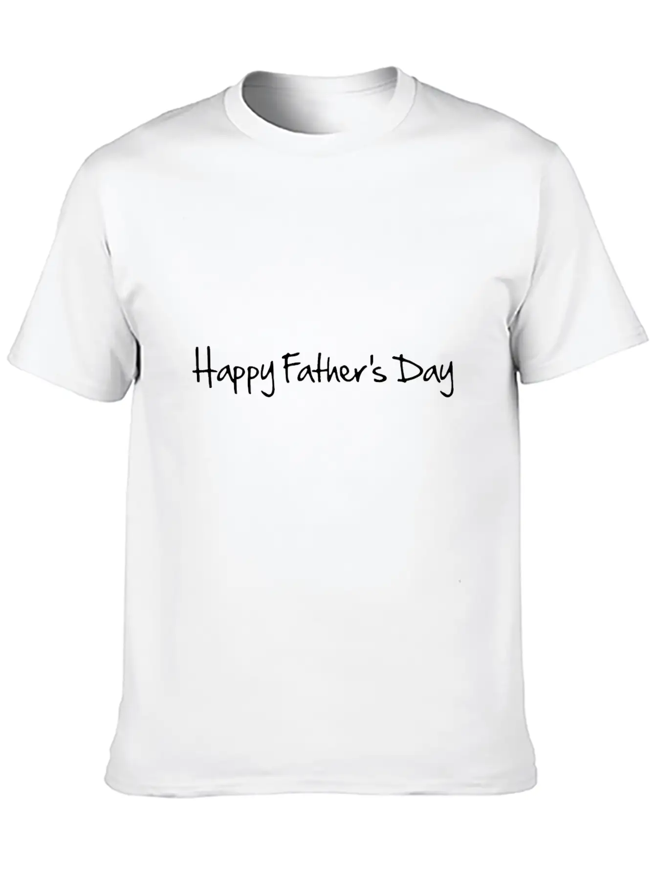 Typography Happy Father Day Lightweight Cotton T-Shirt – Daily Comfort Graphic Shirt