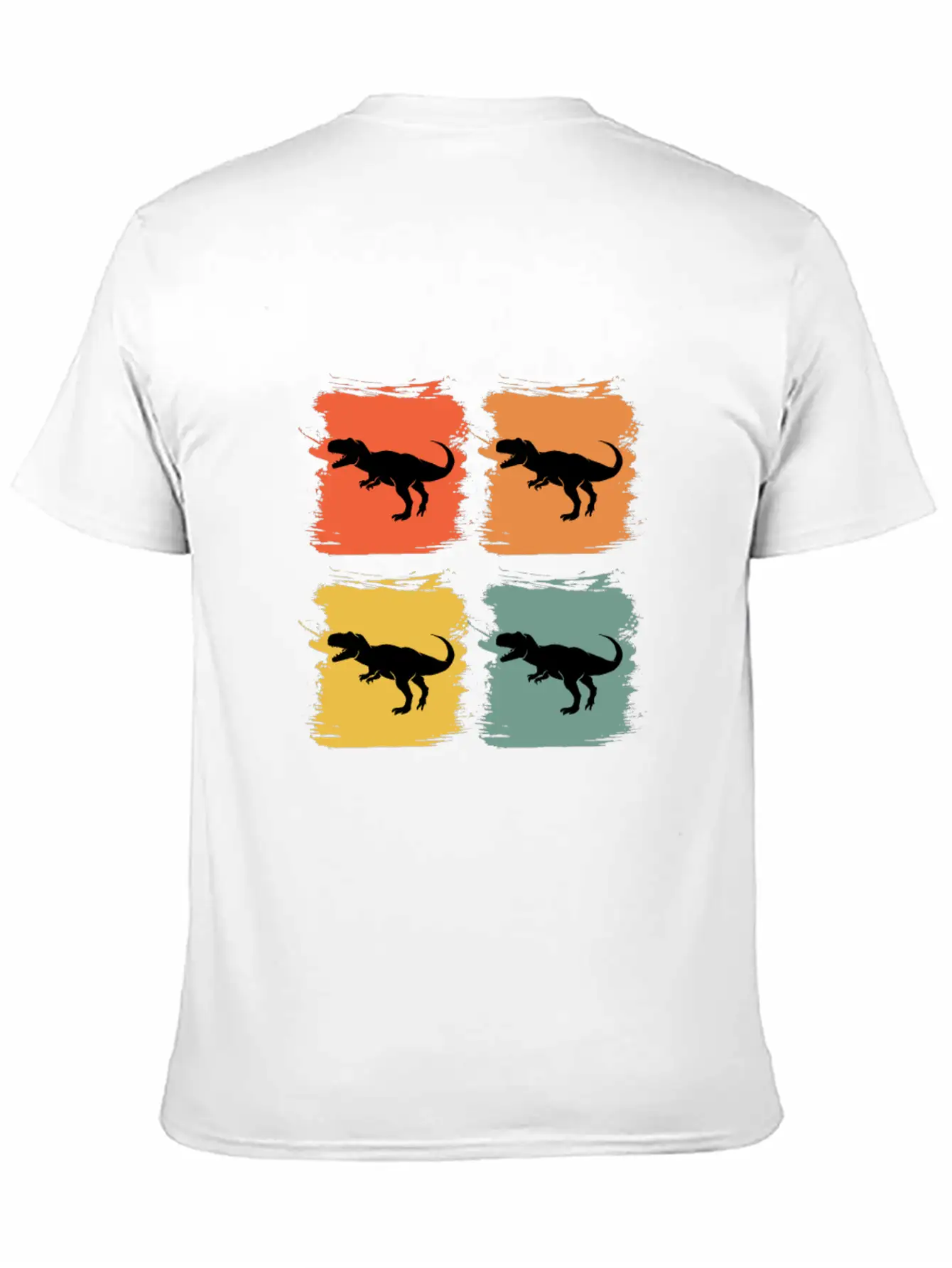 Tyrannosaurus Rex Retro Pop Art Gift Idea Lightweight Cotton T-Shirt – Daily Comfort Graphic Shirt