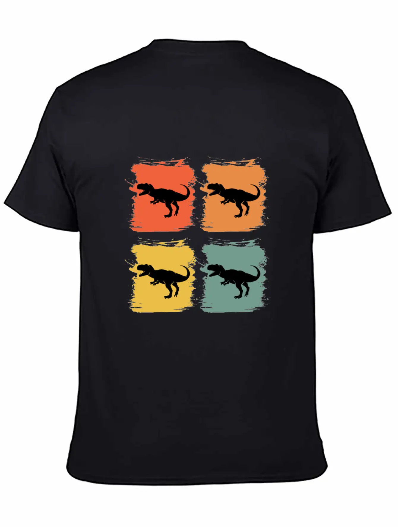 Tyrannosaurus Rex Retro Pop Art Gift Idea Lightweight Cotton T-Shirt – Daily Comfort Graphic Shirt