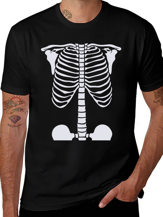 Skeleton Ribcage T-Shirt Halloween Costume Graphic Tee