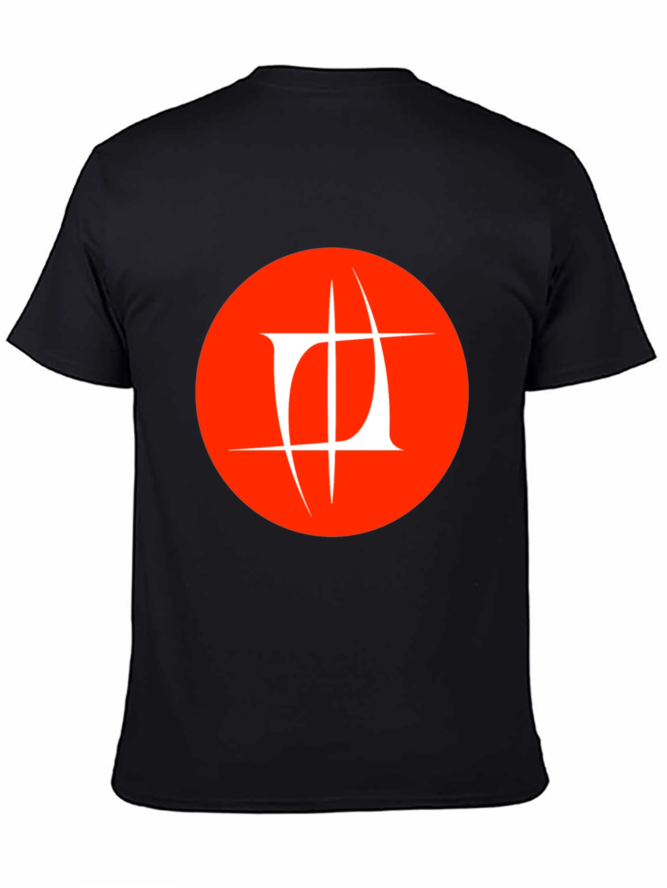 Abstract Logo Graphic Black T-Shirt