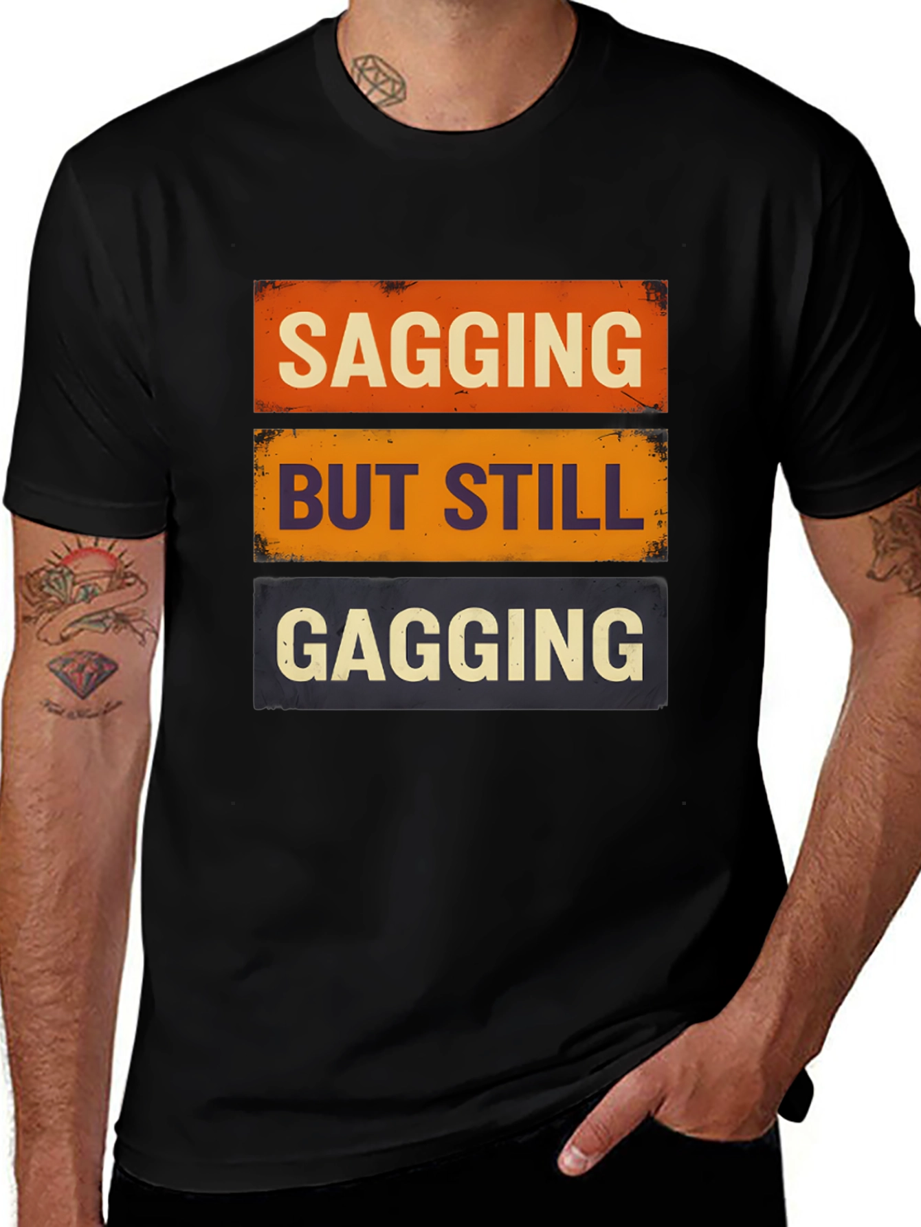 Sagging But Still Gagging Graphic Tee