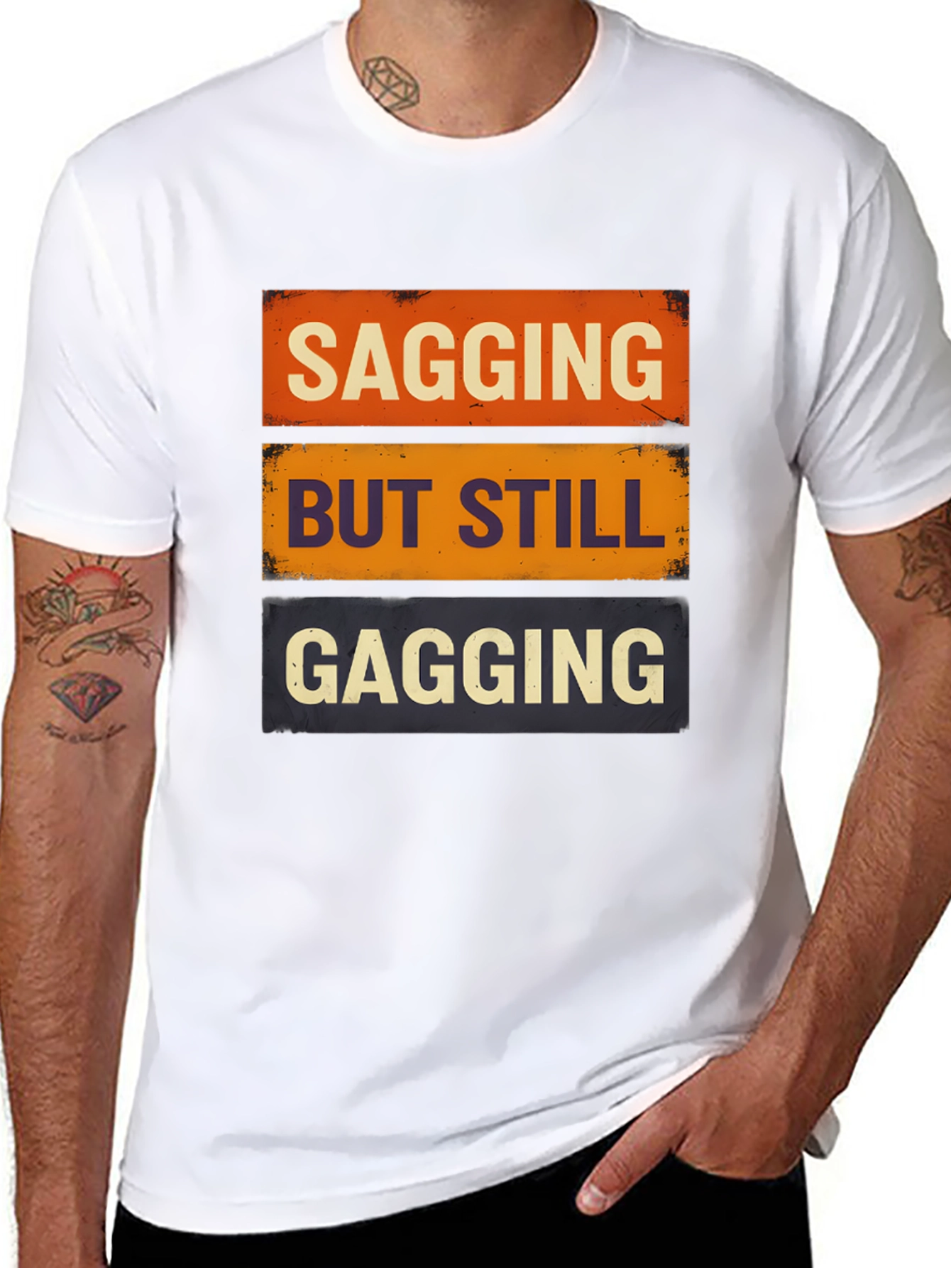 Sagging But Still Gagging Graphic Tee