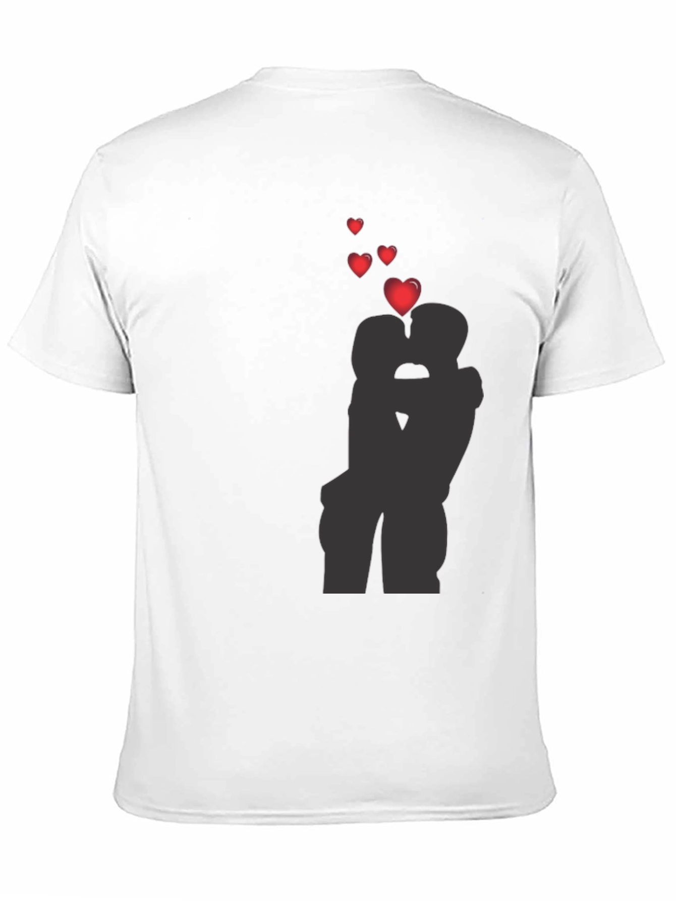 Romantic Kissing Silhouette T-Shirt