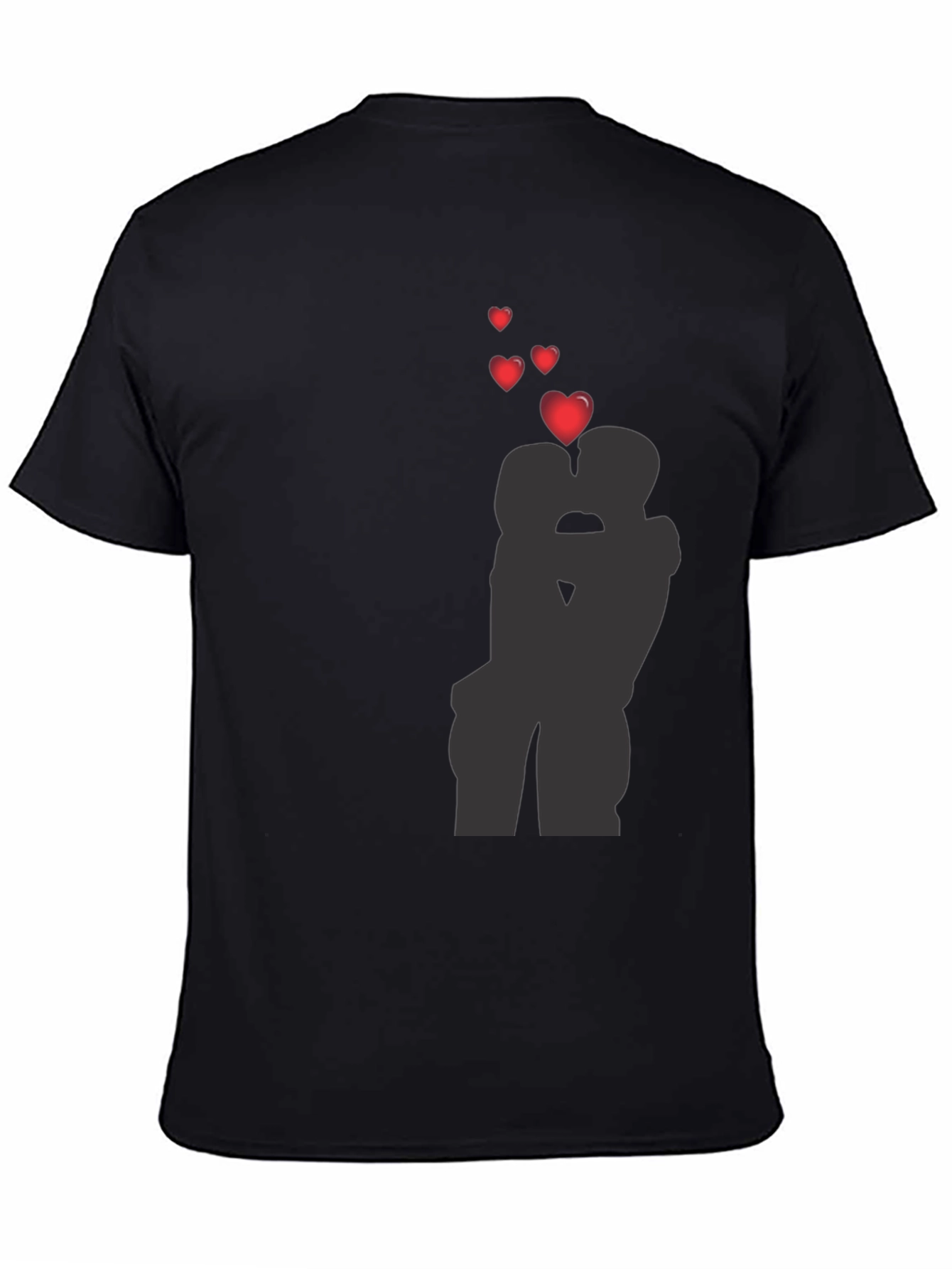 Romantic Kissing Silhouette T-Shirt