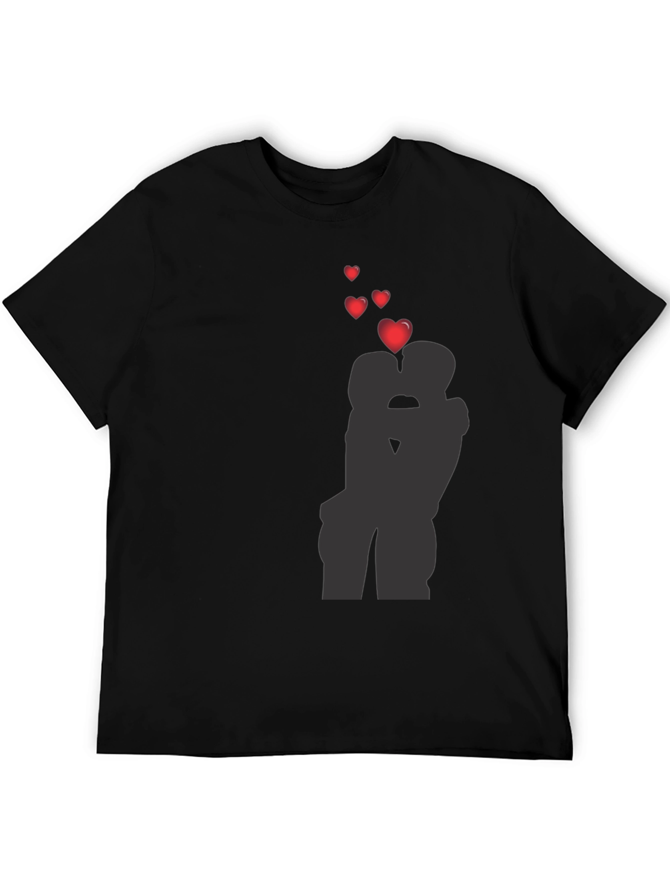 Romantic Kissing Silhouette T-Shirt