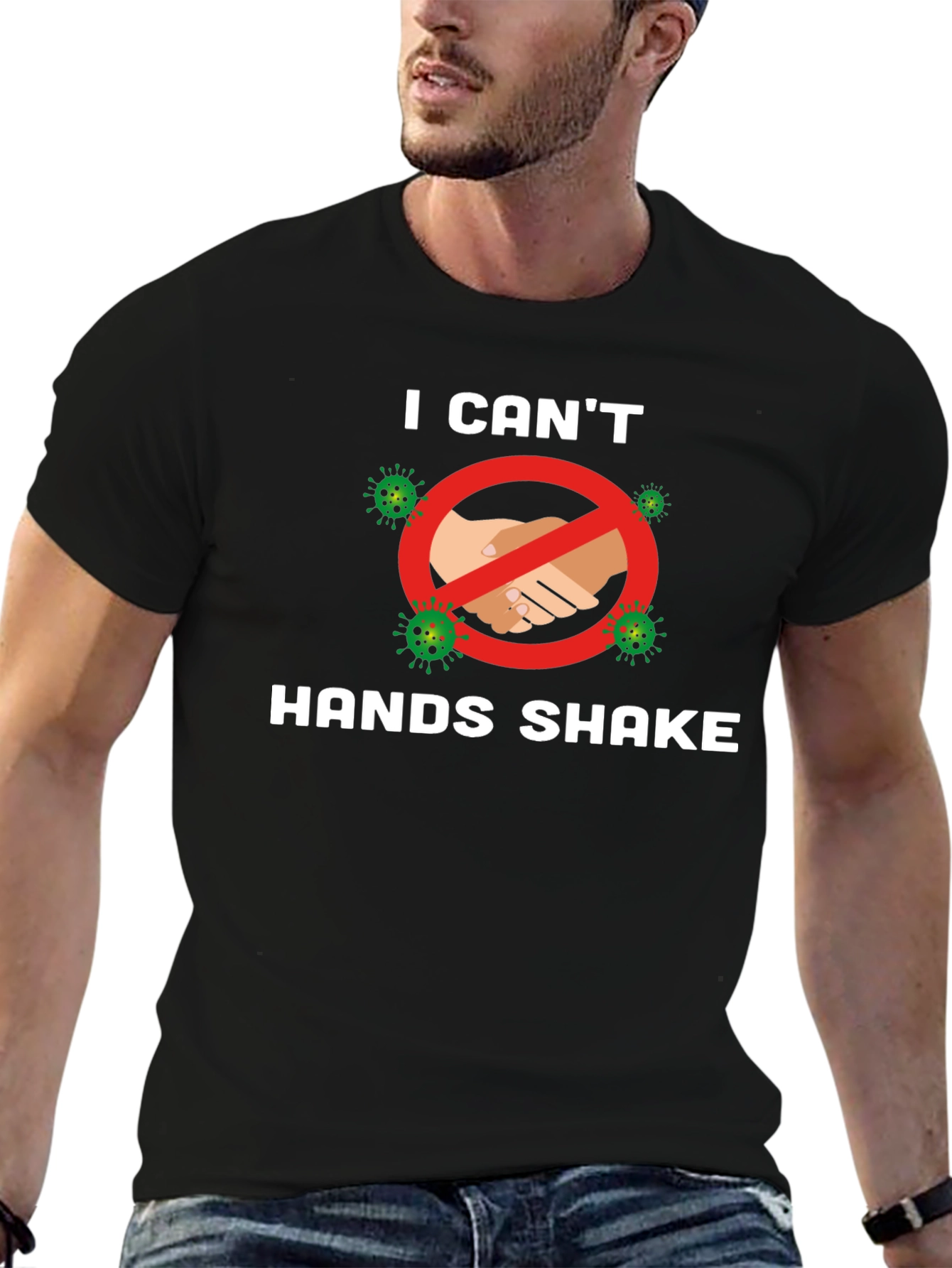 No Handshake T-Shirt: Stay Safe & Stylish!