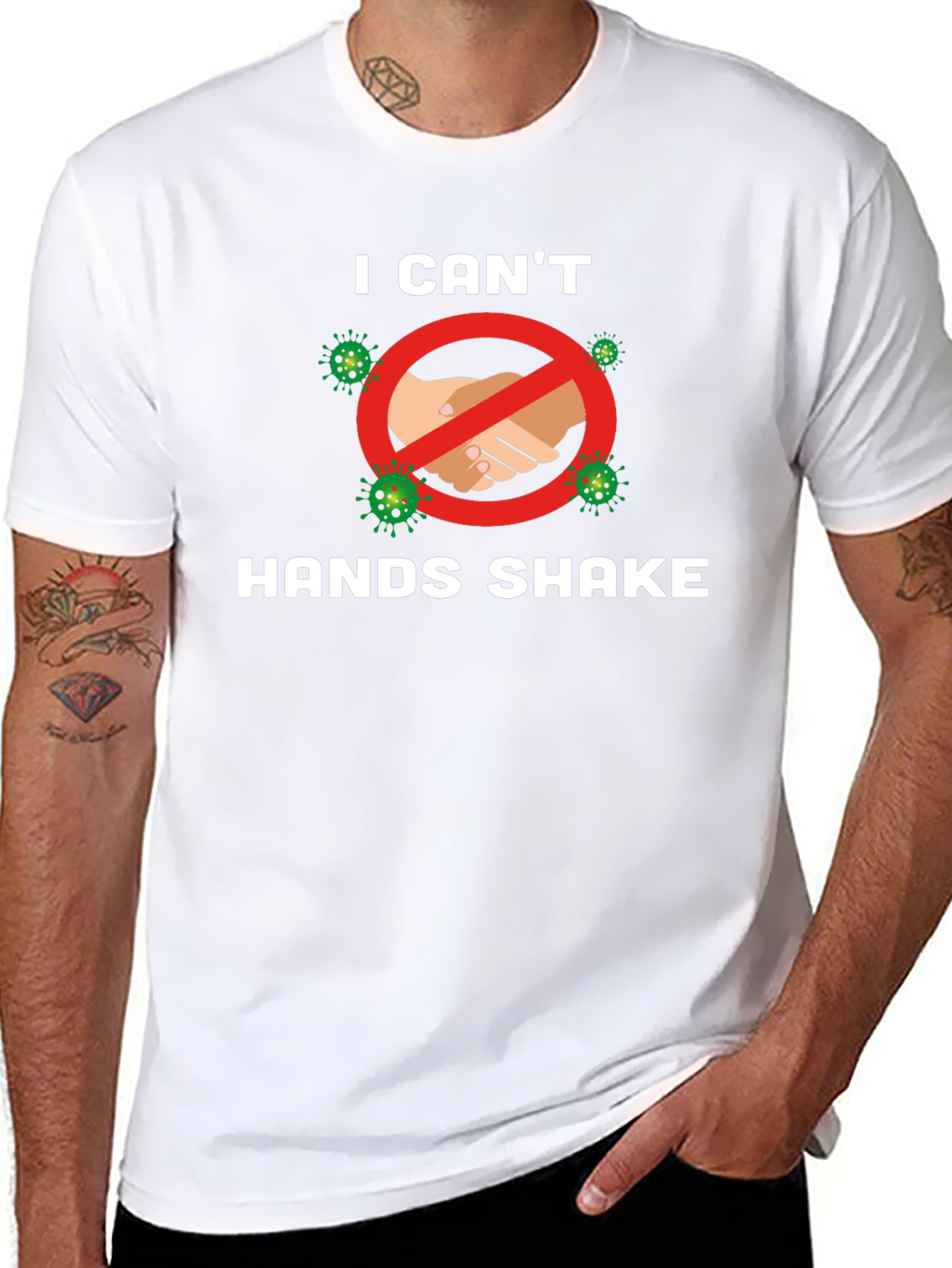 No Handshake T-Shirt: Stay Safe & Stylish!