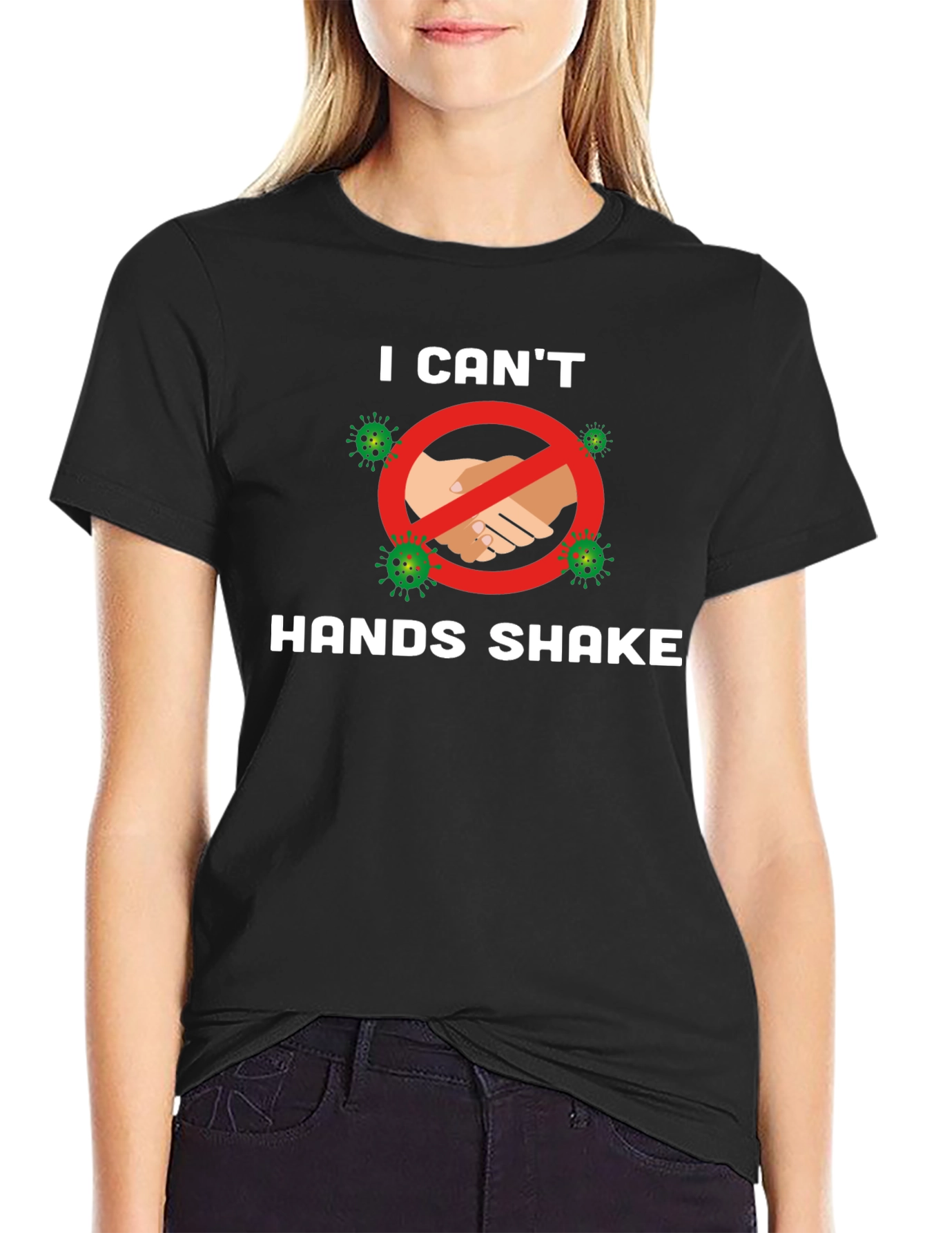 No Handshake T-Shirt: Stay Safe & Stylish!