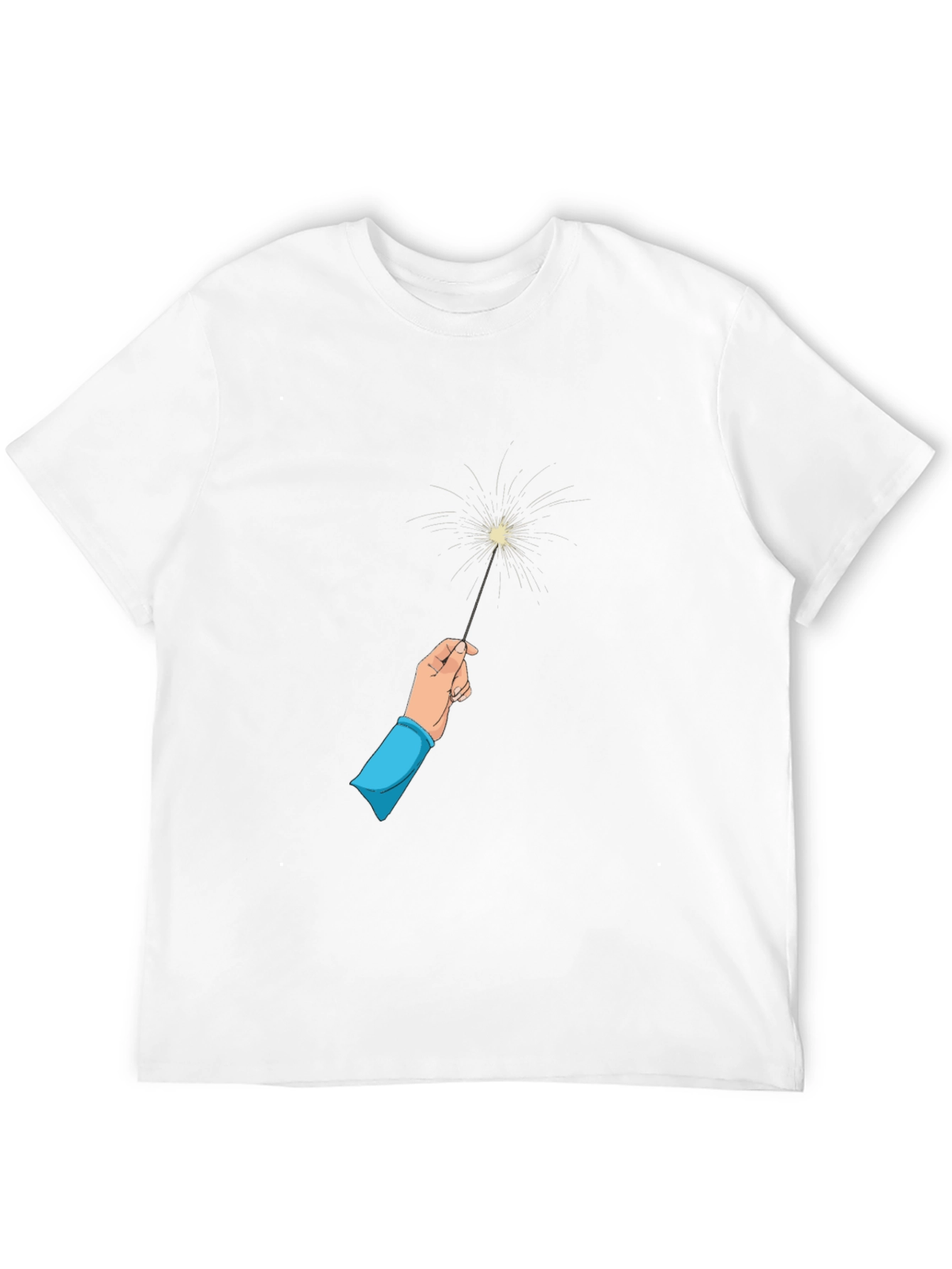 Sparkler Graphic Black Tee