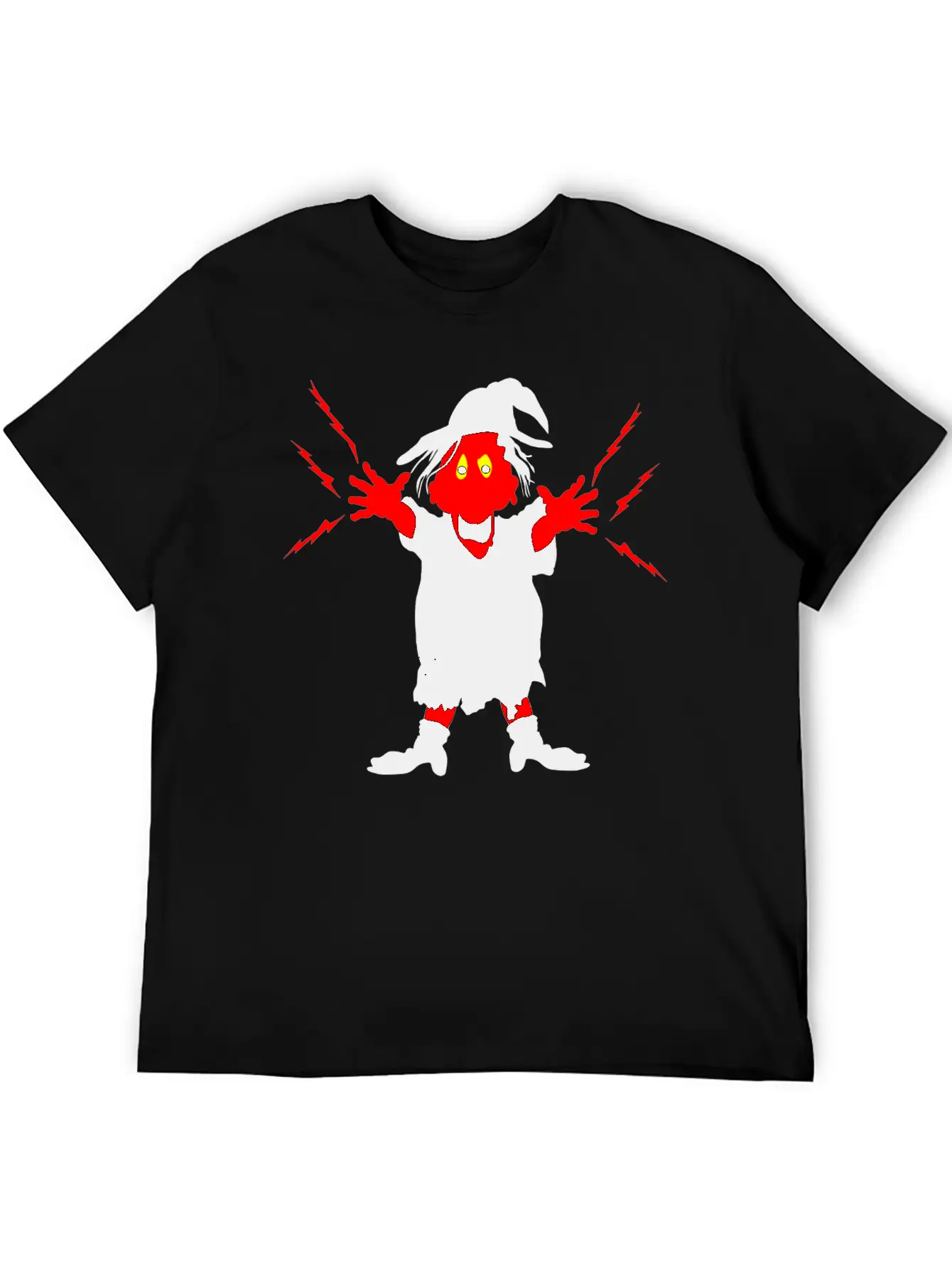 Ugly Witch With Magic Forces Lightning Modern Fit Casual T-Shirt – Clean And Versatile Design